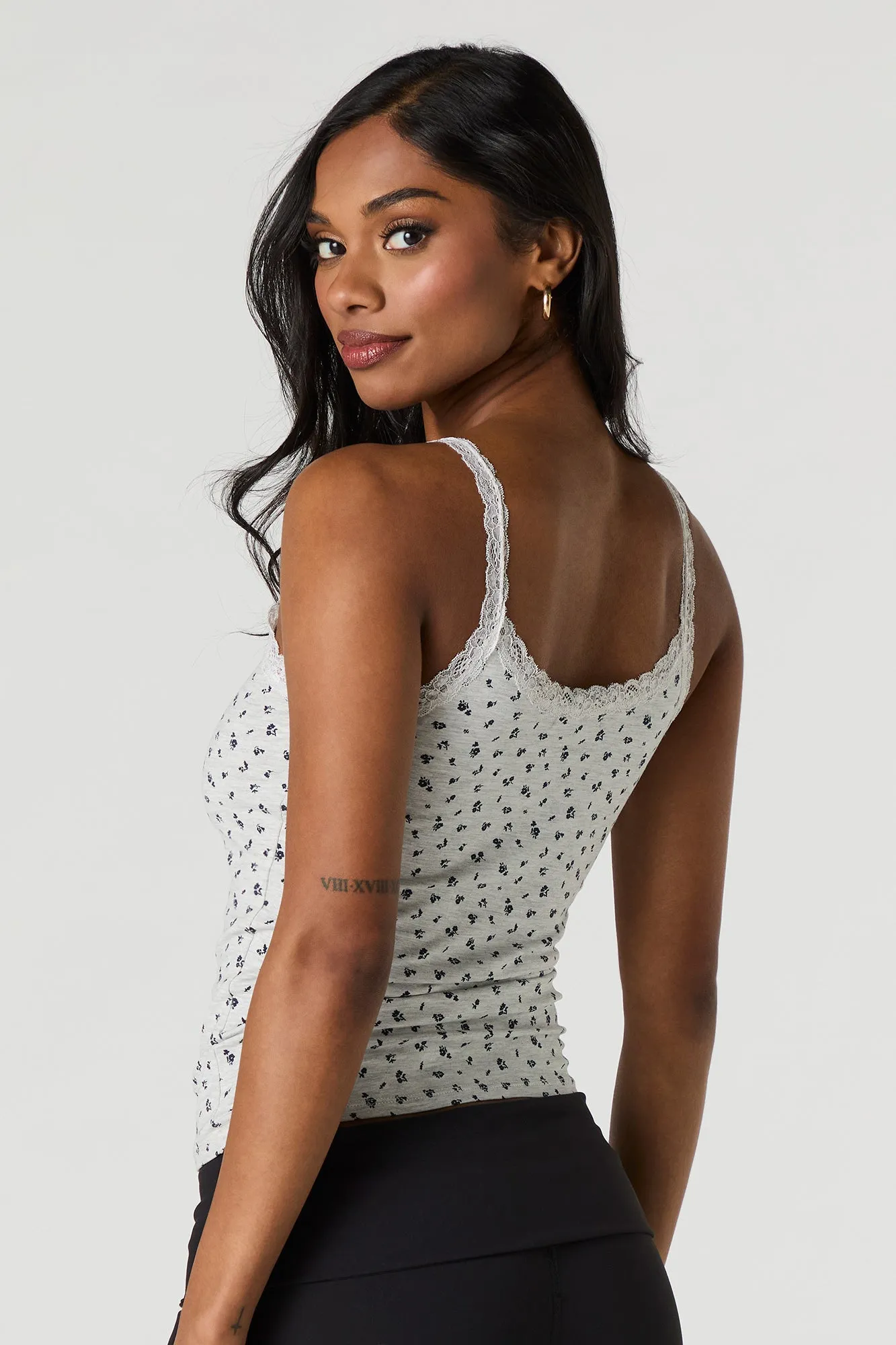 Scoop Neck Lace Trim Tank sold by Urban Planet product image thumbnail 2