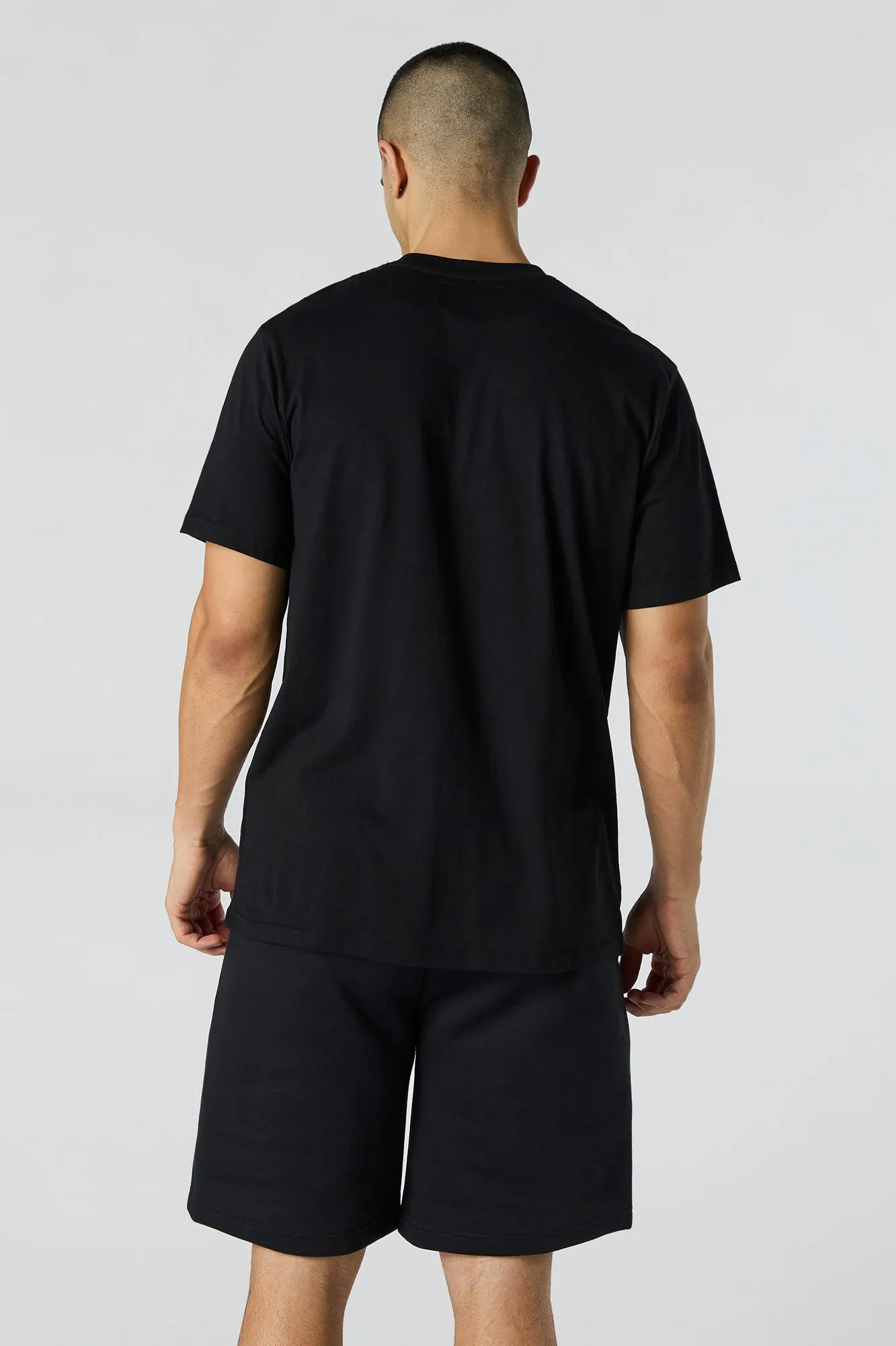 Legend Graphic Fleece Longline Short sold by Urban Planet product image thumbnail 3