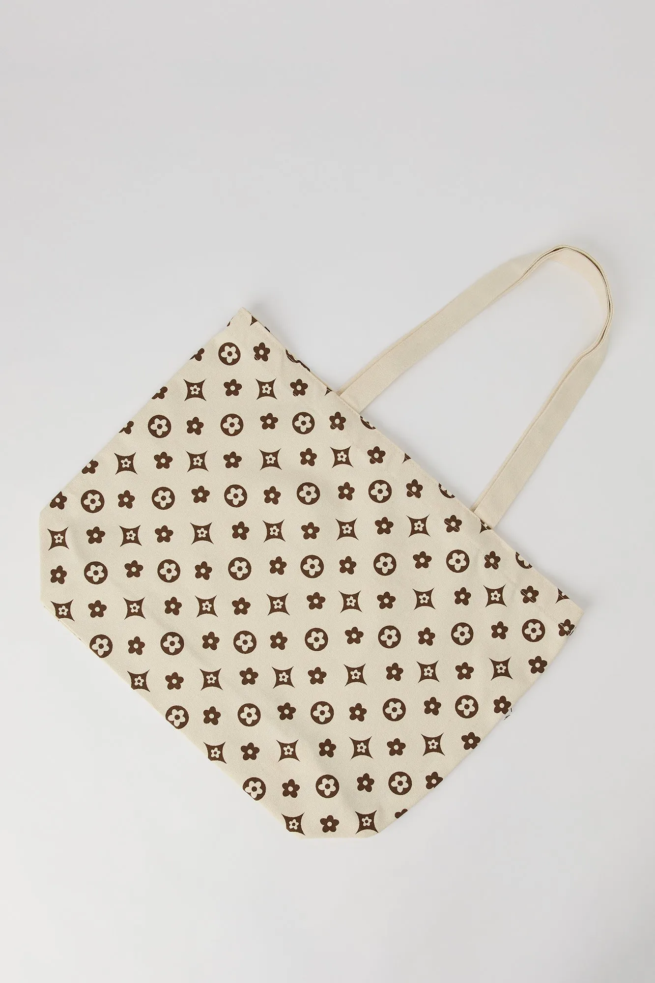 Floral Status Print Tote Bag sold by Urban Planet product image thumbnail 2