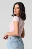 Knit Square Neck Button Front Crop Top sold by Urban Planet