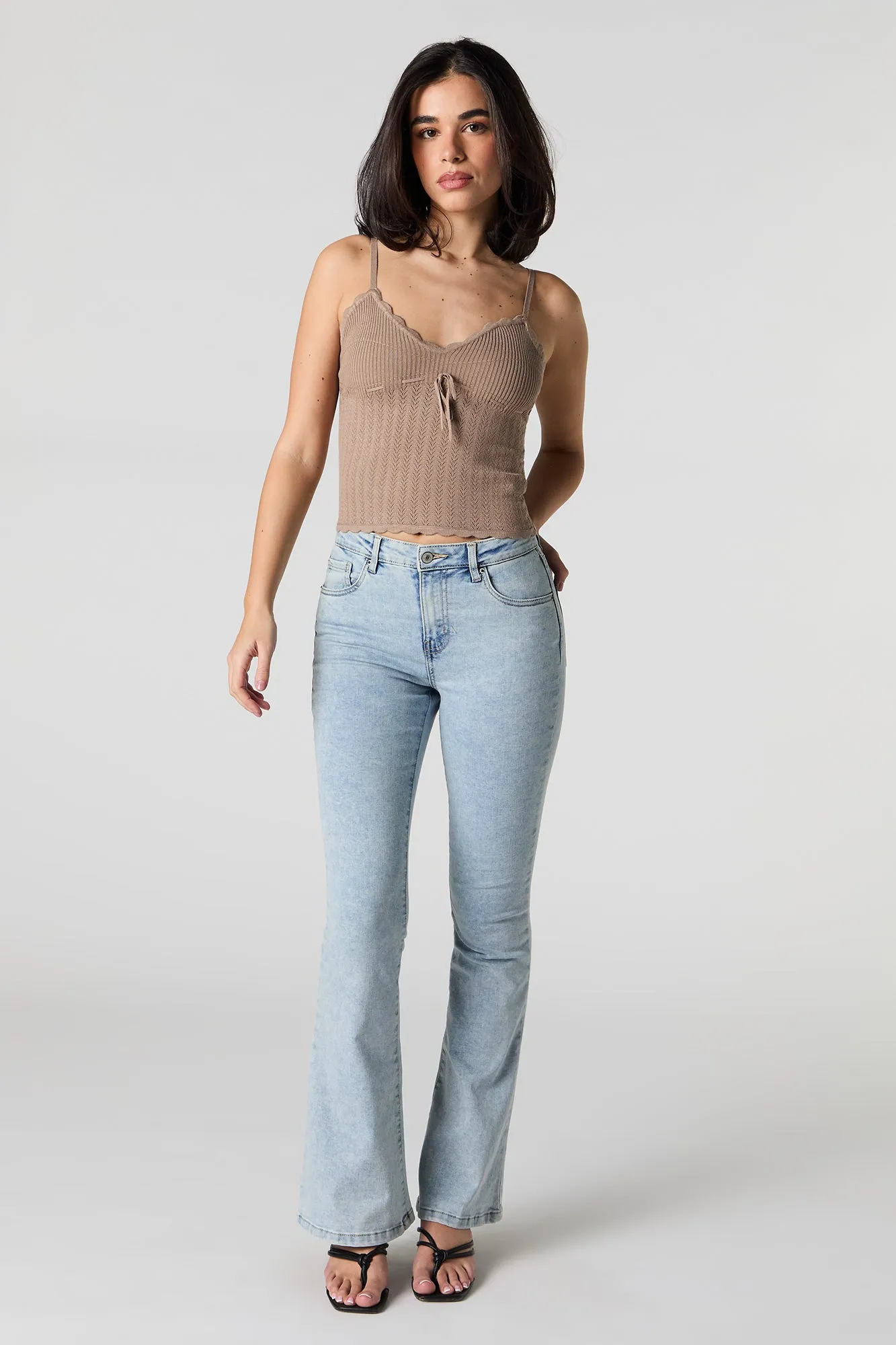 Pointelle Knit Cami sold by Urban Planet product image thumbnail 3
