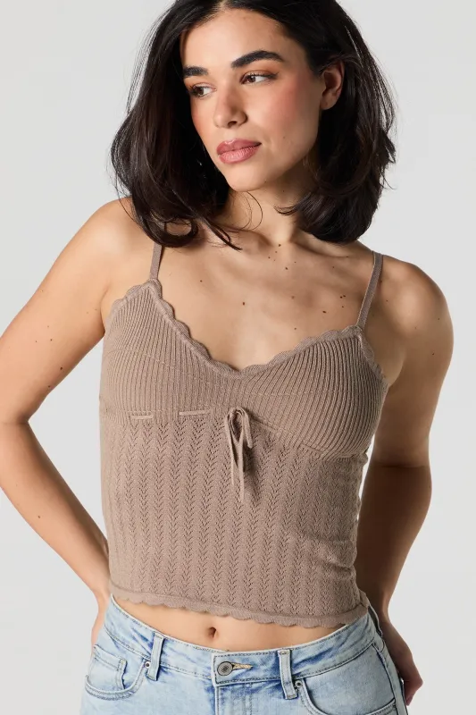Pointelle Knit Cami sold by Urban Planet