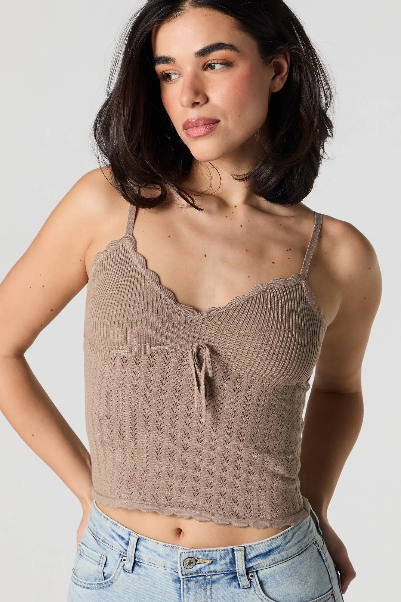 Pointelle Knit Cami sold by Urban Planet