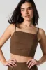 Linen Tie Back Cropped Tank sold by Urban Planet