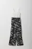 Girls Crochet Floral Wide Leg Jumpsuit sold by Urban Planet