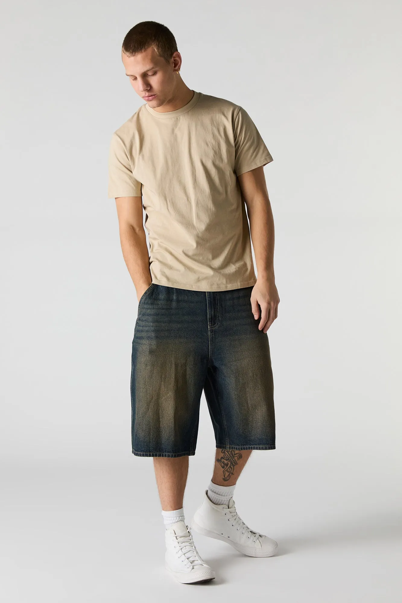 Jort de planchiste en denim sold by Urban Planet product image thumbnail 4