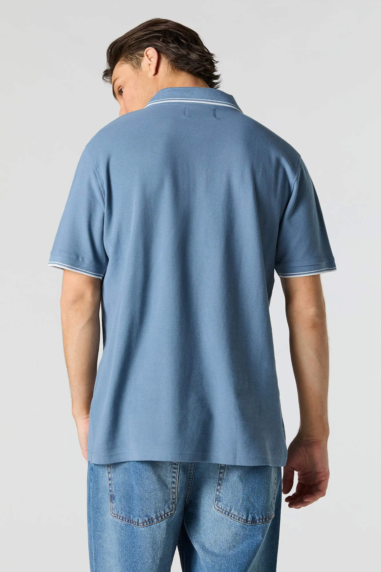 Embroidered Polo T-Shirt sold by Urban Planet product image thumbnail 2