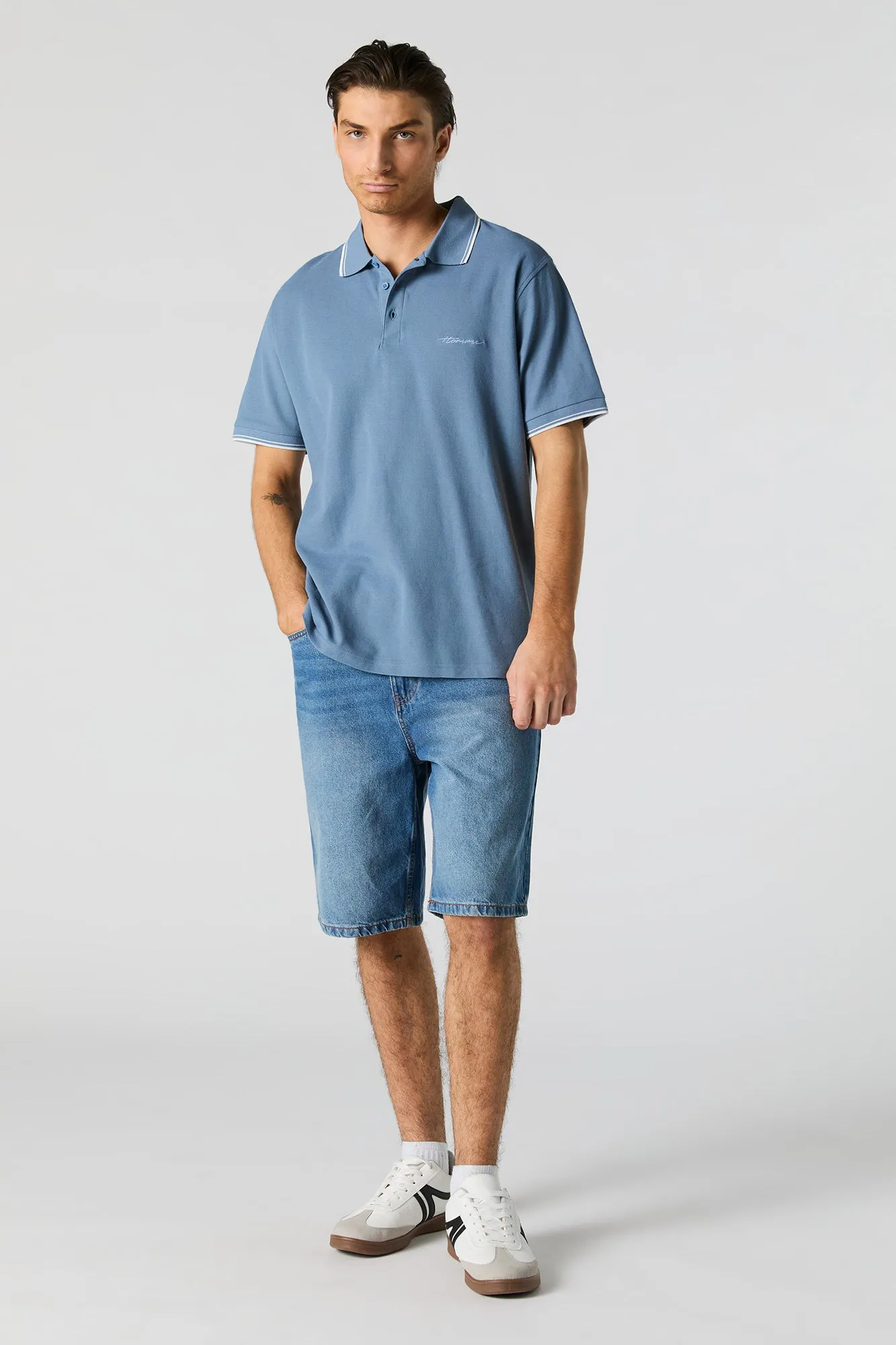 Polo avec motif brodé sold by Urban Planet product image thumbnail 3