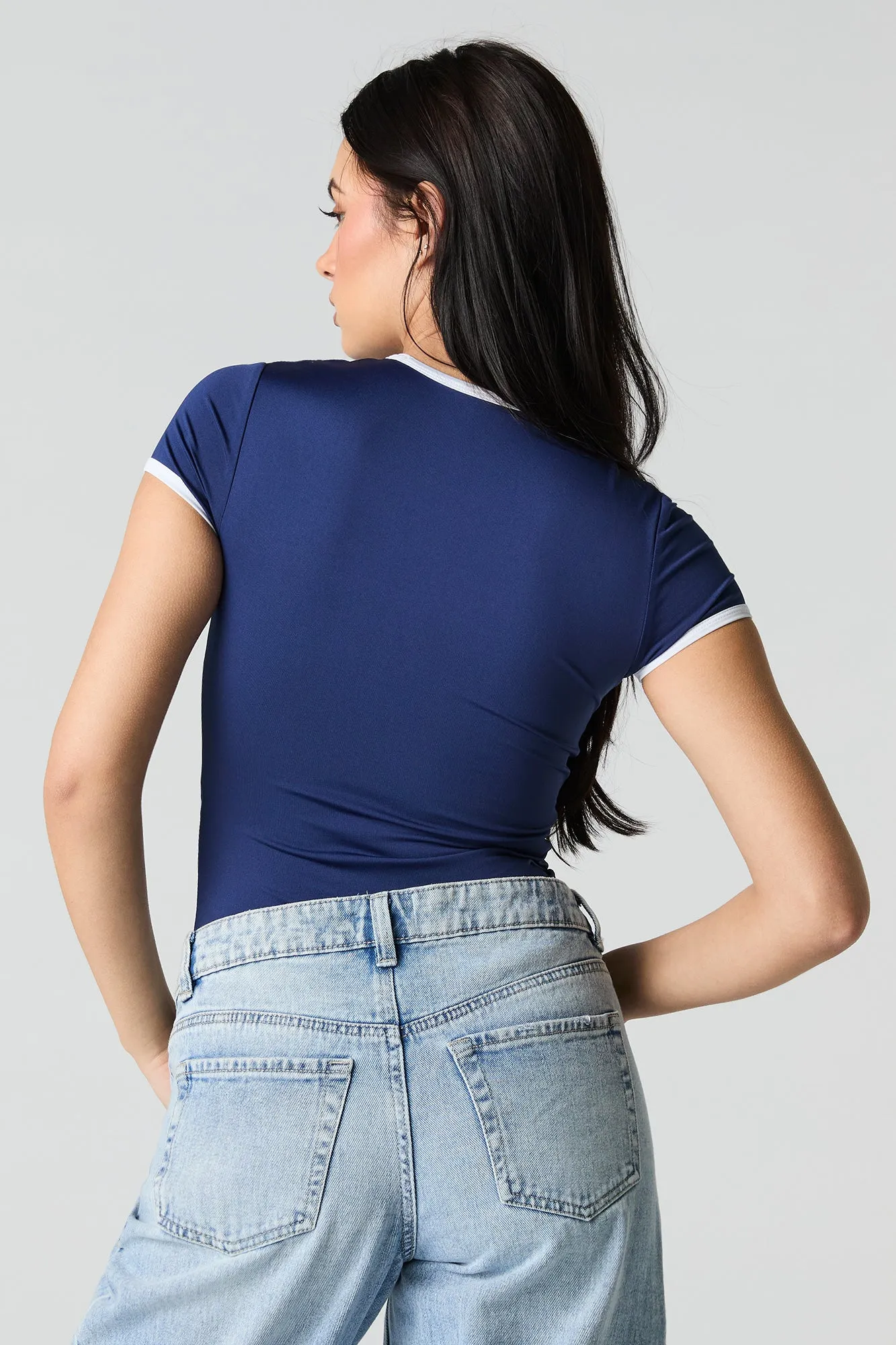 Maillot Contour à manche courte et bordure contrastante sold by Urban Planet product image thumbnail 2