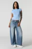 Ribbed Crewneck T-Shirt sold by Urban Planet