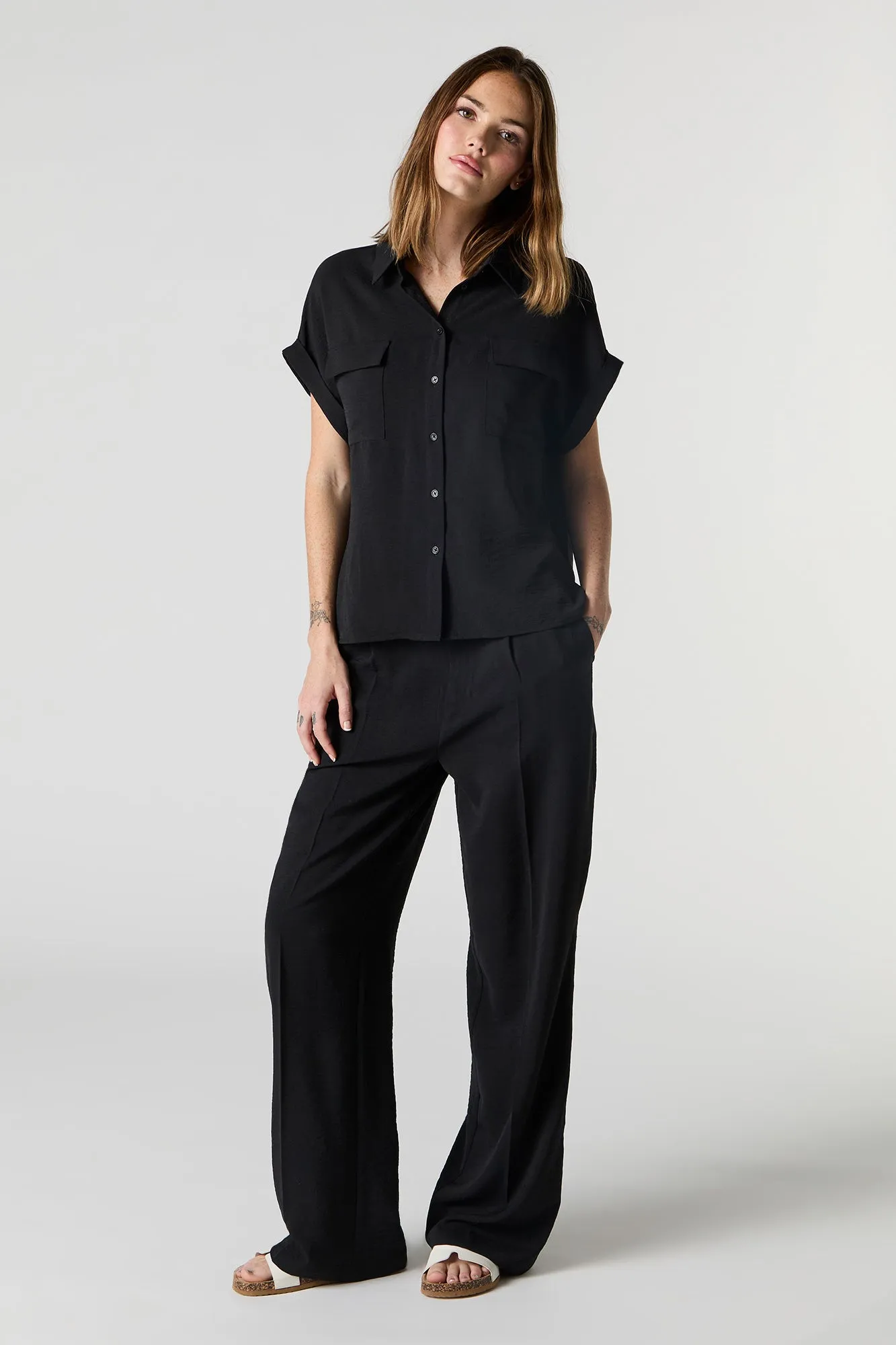 Flowy Pleated Pant sold by Urban Planet product image thumbnail 4
