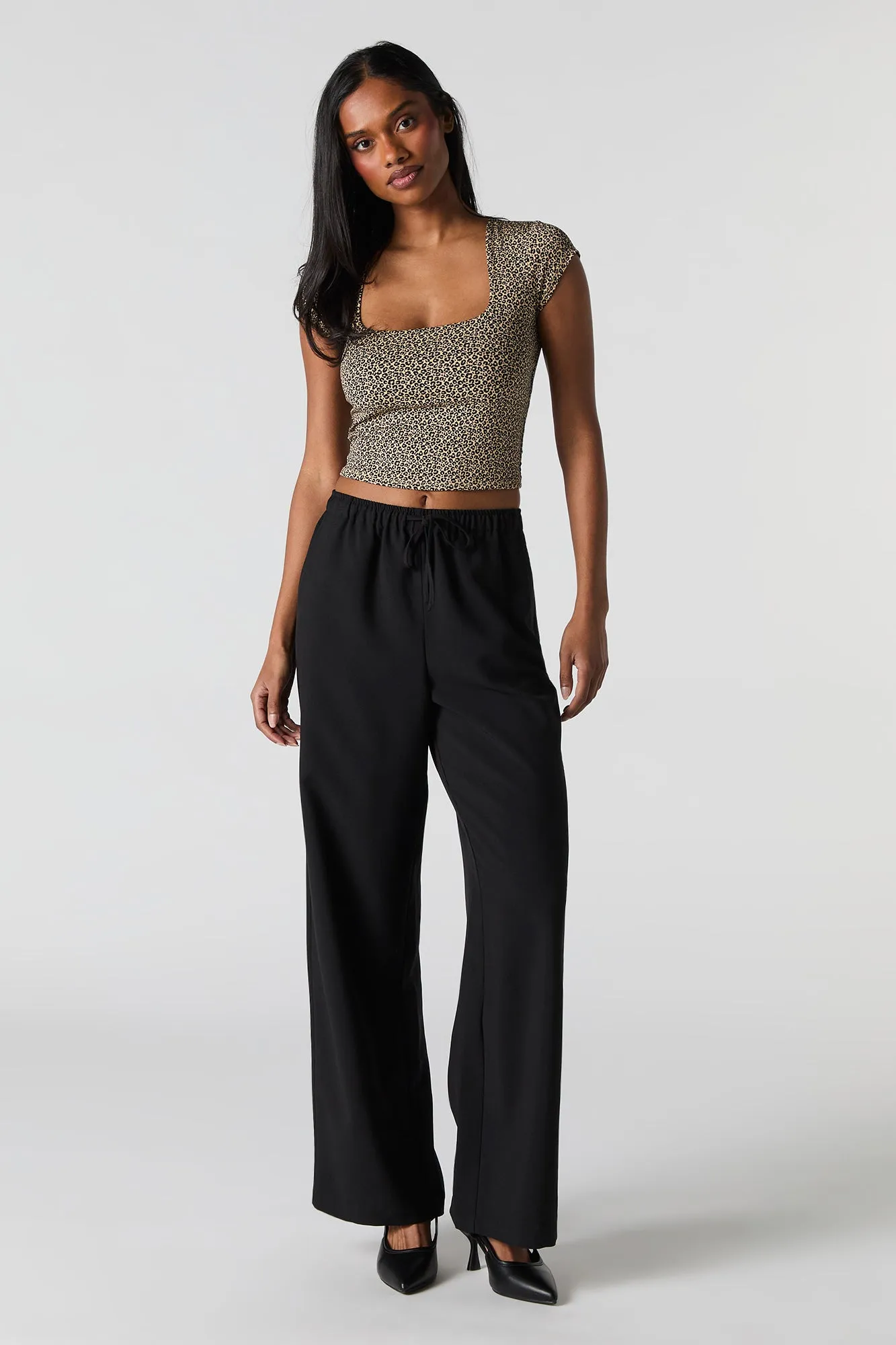 Contour Square Neck Cap Sleeve Top sold by Urban Planet product image thumbnail 3