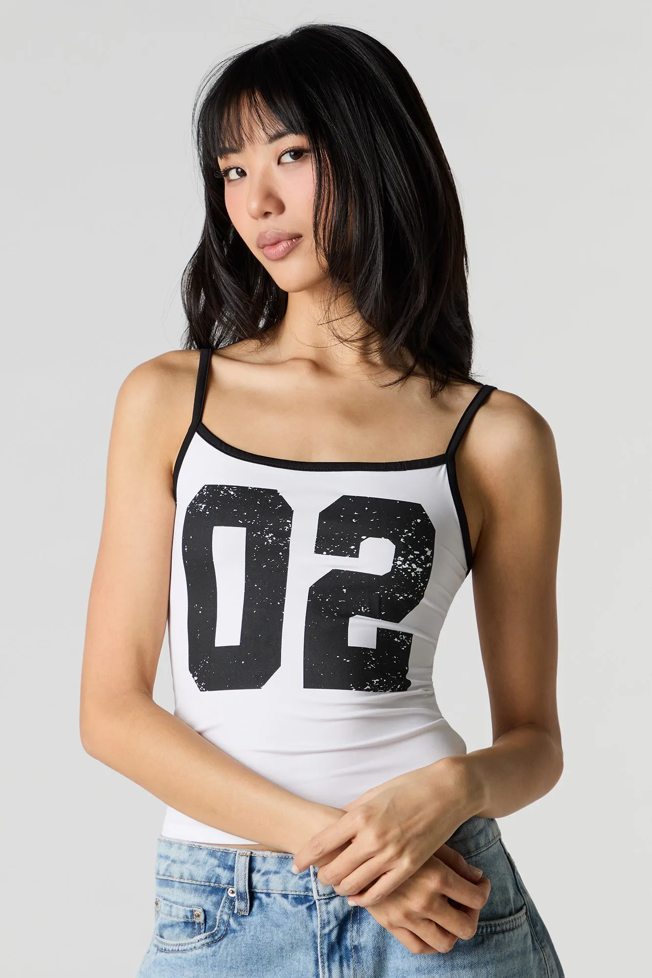 Débardeur à imprimé Sporty avec liséré contrastant sold by Urban Planet product image thumbnail 4