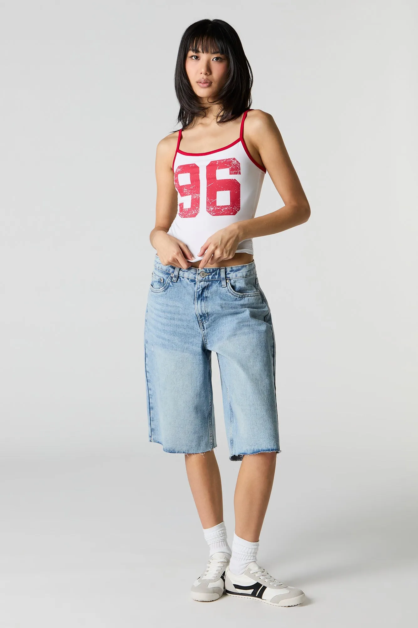 Débardeur à imprimé Sporty avec liséré contrastant sold by Urban Planet product image thumbnail 3