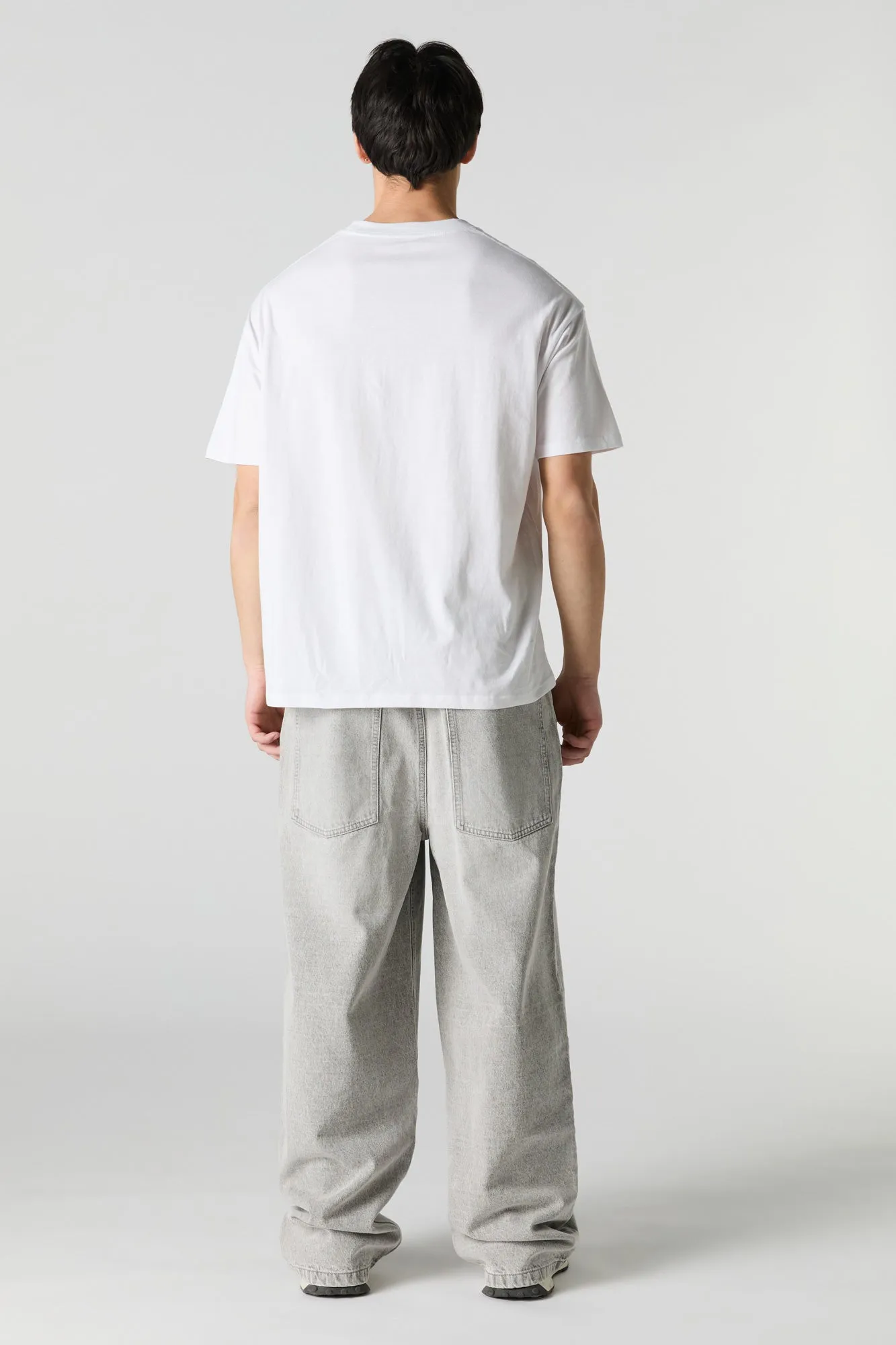 Grey Wash Super Baggy Jean sold by Urban Planet product image thumbnail 3