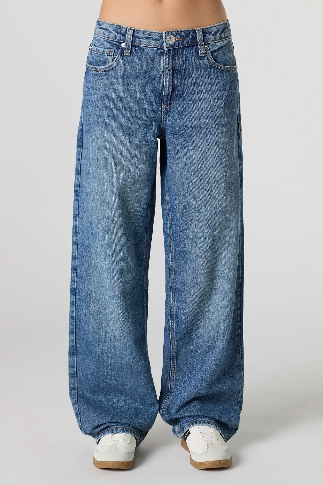 Dark Wash Low Rise Baggy Jean sold by Urban Planet product image thumbnail 2