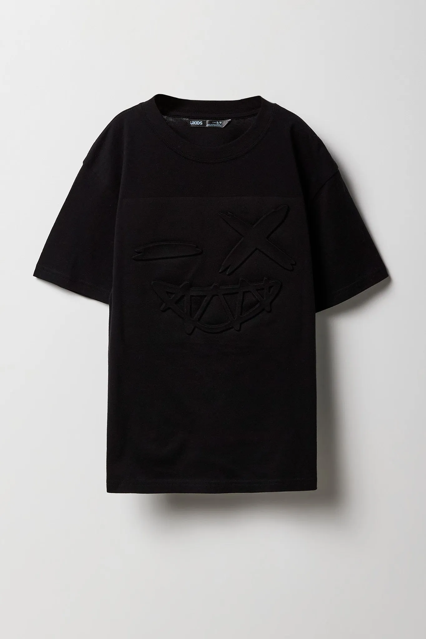 T-shirt à imprimé Smiley embossé pour garçon sold by Urban Planet