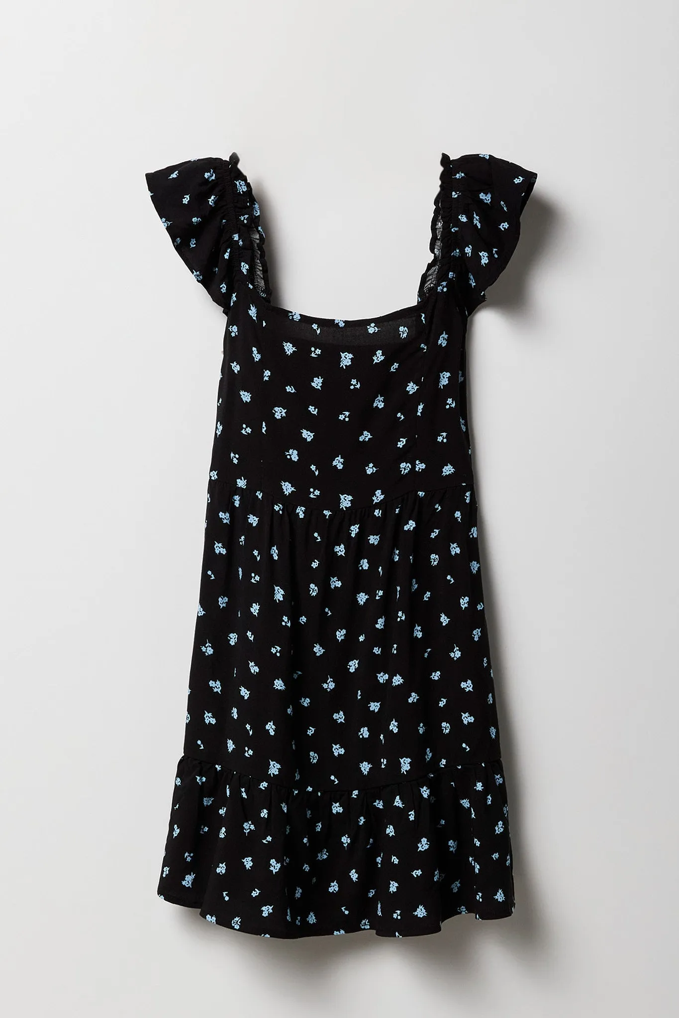 Girls Floral Flutter Sleeve Dress sold by Urban Planet product image thumbnail 3