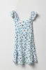Robe fleurie avec manches volantées pour fille sold by Urban Planet