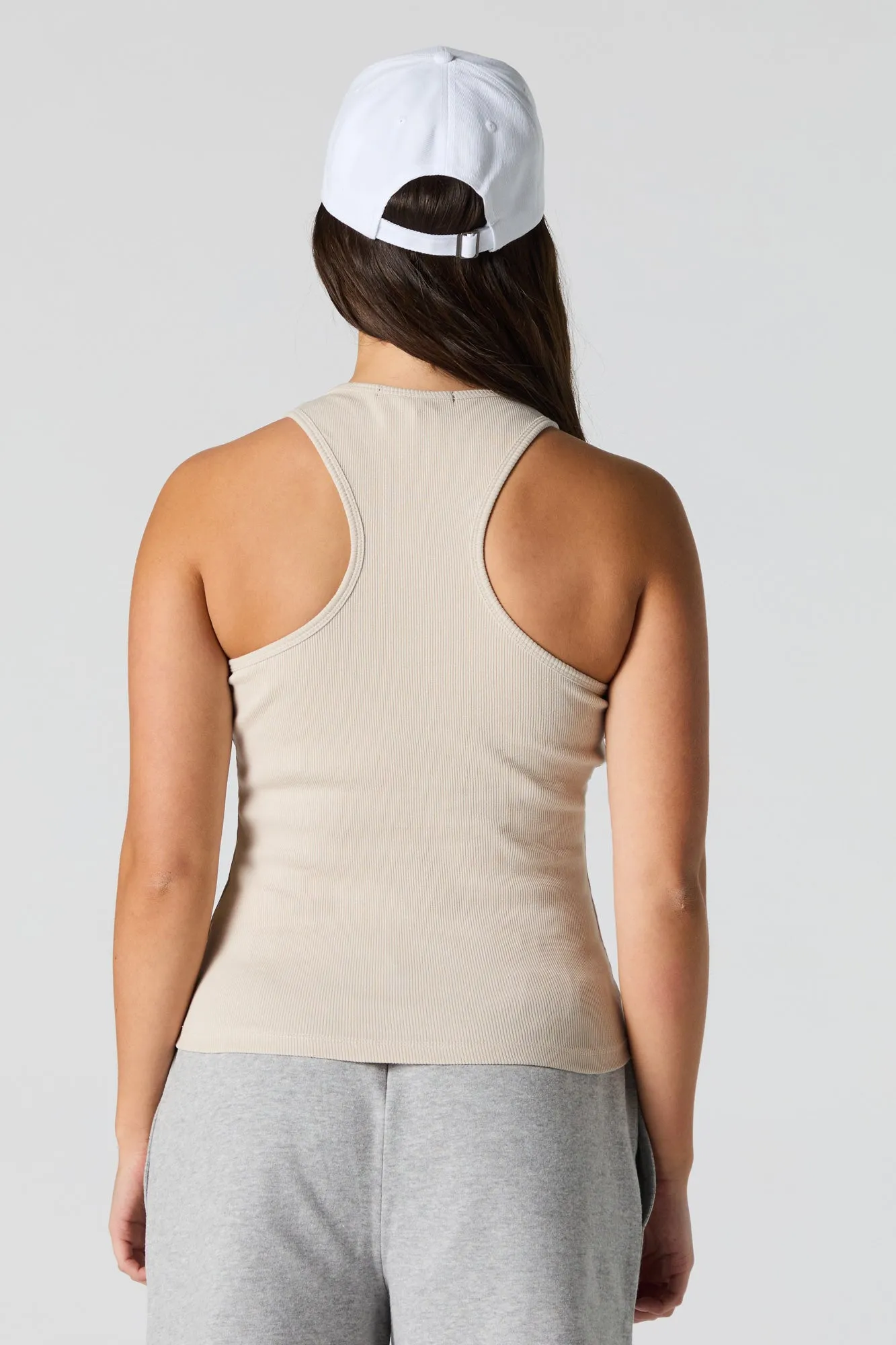 Débardeur côtelé à dos nageur avec bonnets intégrés sold by Urban Planet product image thumbnail 2