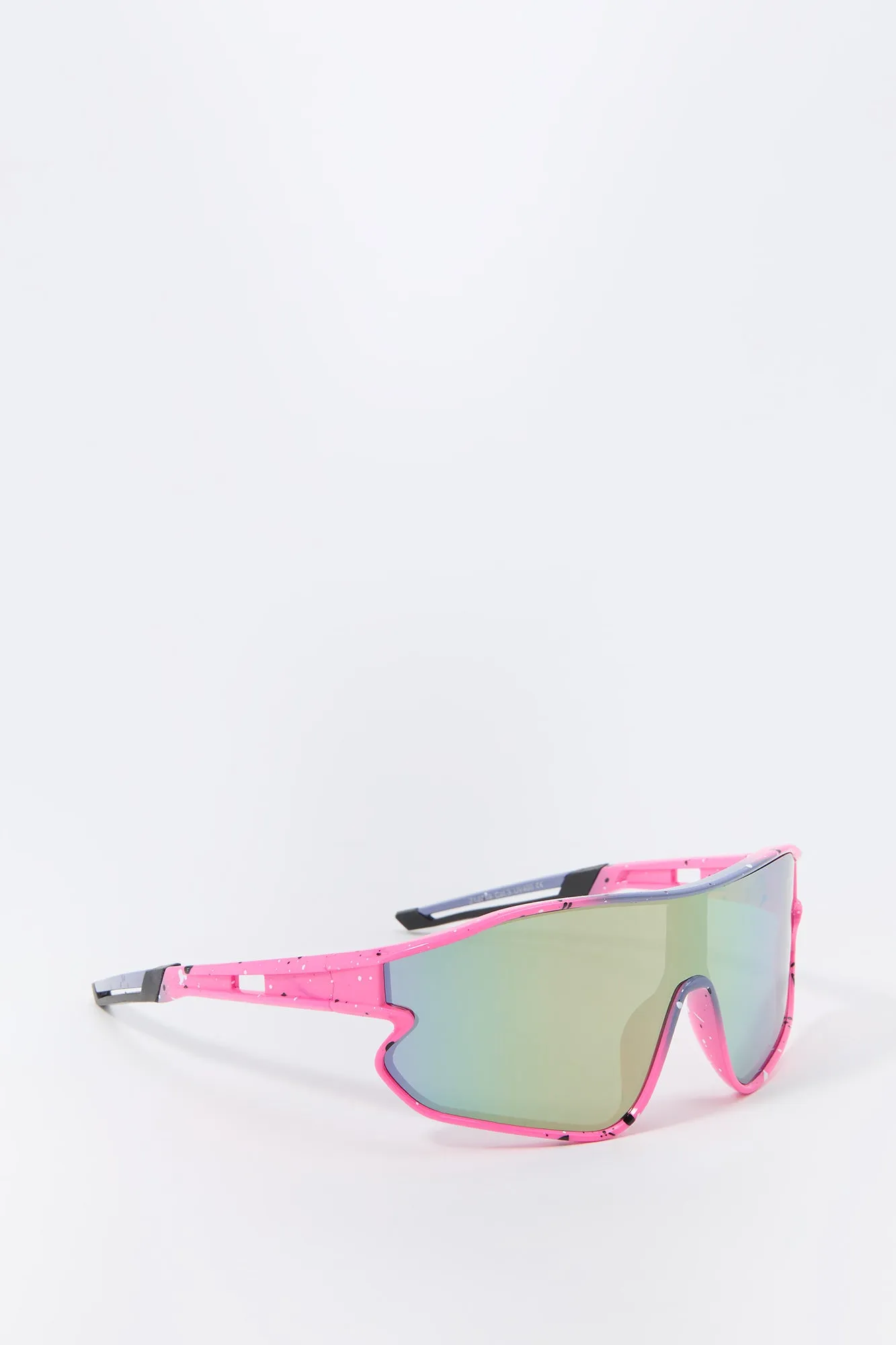 Paint Splatter Sport Shield Sunglasses sold by Urban Planet product image thumbnail 2