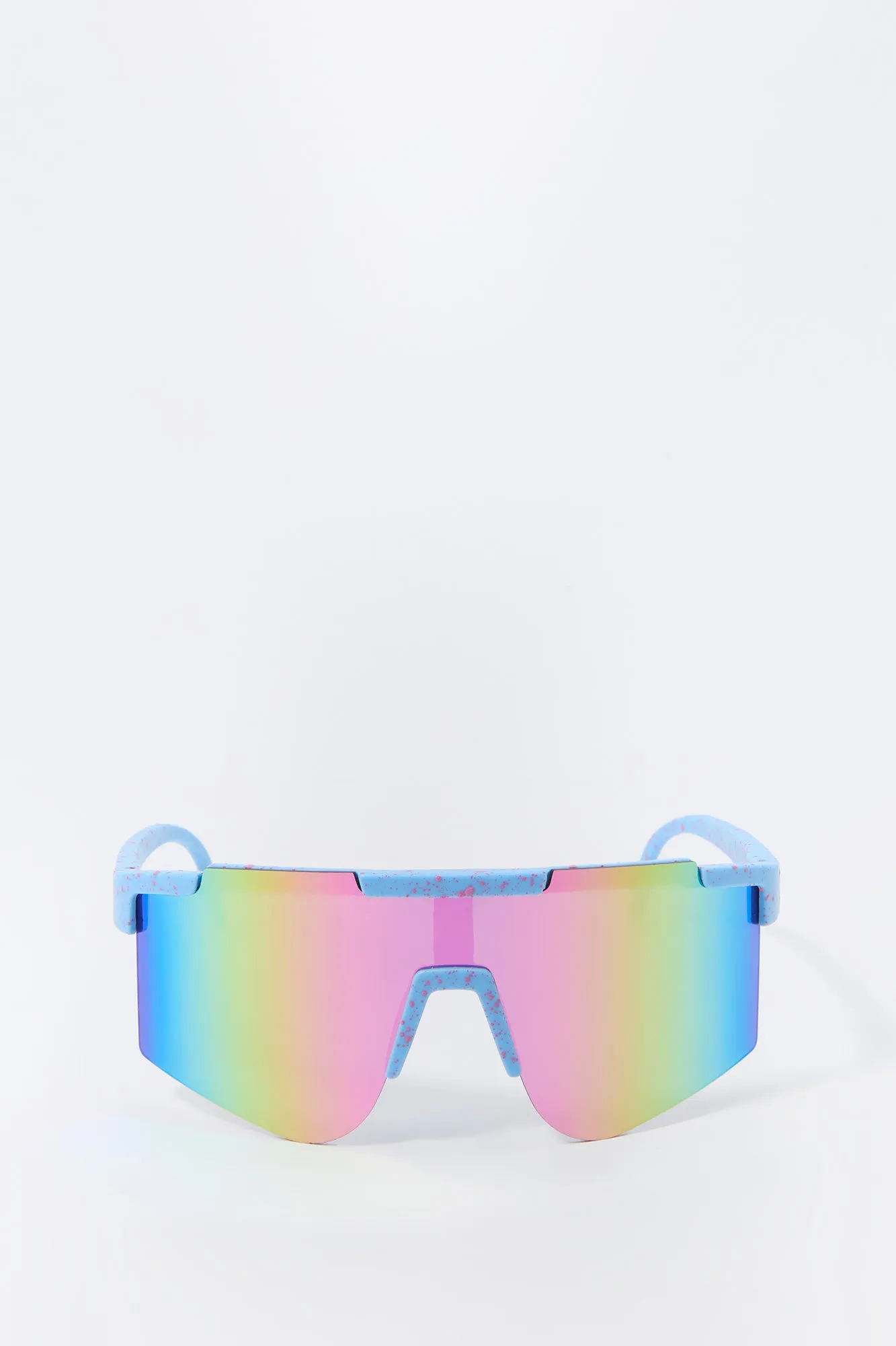 Rainbow Lens Shield Sunglasses sold by Urban Planet product image thumbnail 4