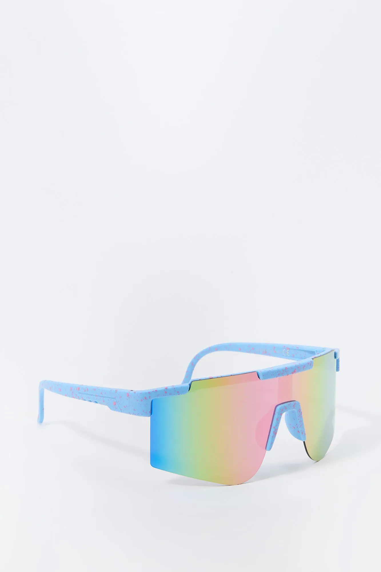 Rainbow Lens Shield Sunglasses sold by Urban Planet product image thumbnail 5