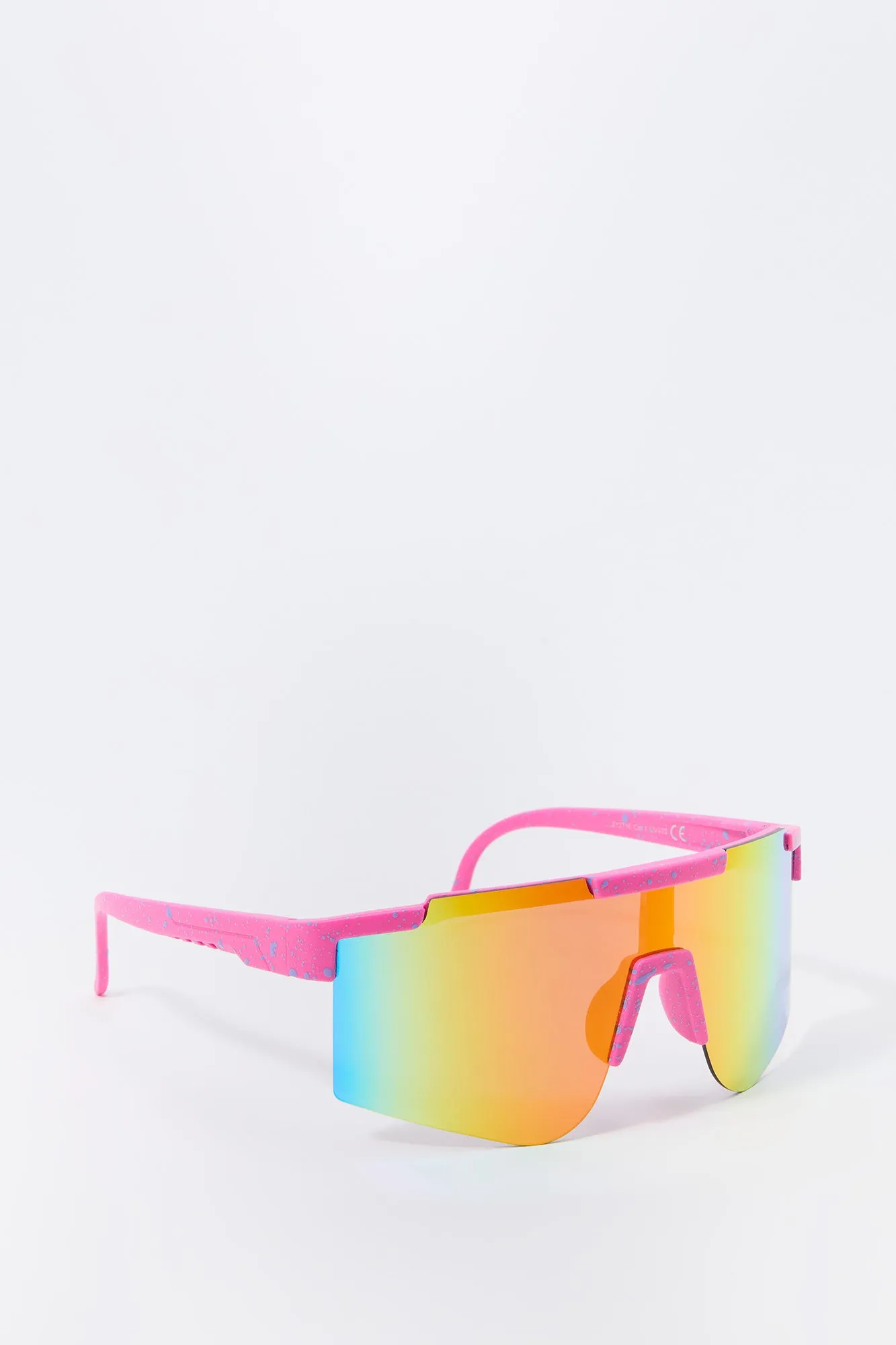 Rainbow Lens Shield Sunglasses sold by Urban Planet product image thumbnail 2