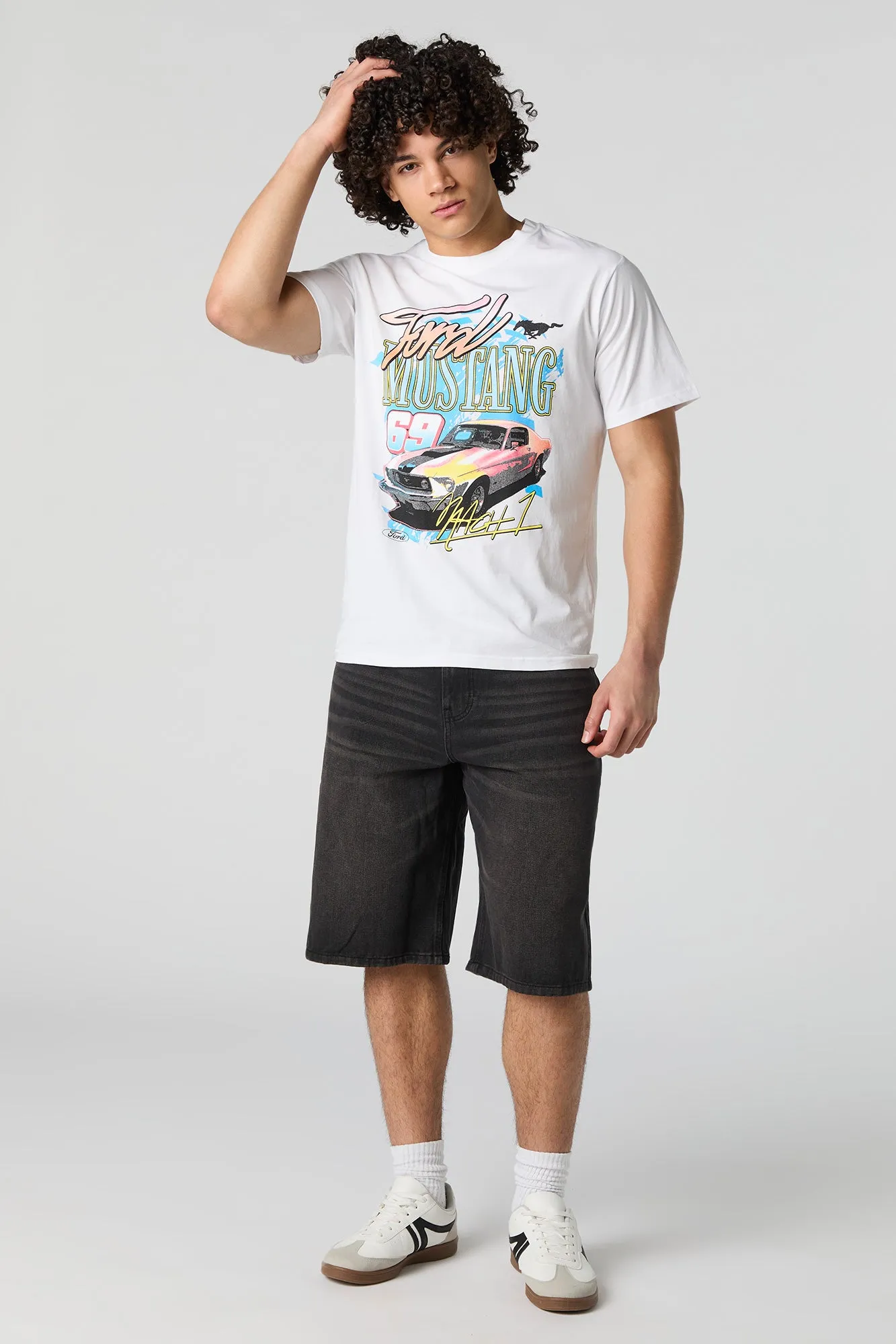 Ford Mustang Graphic T-Shirt sold by Urban Planet product image thumbnail 3