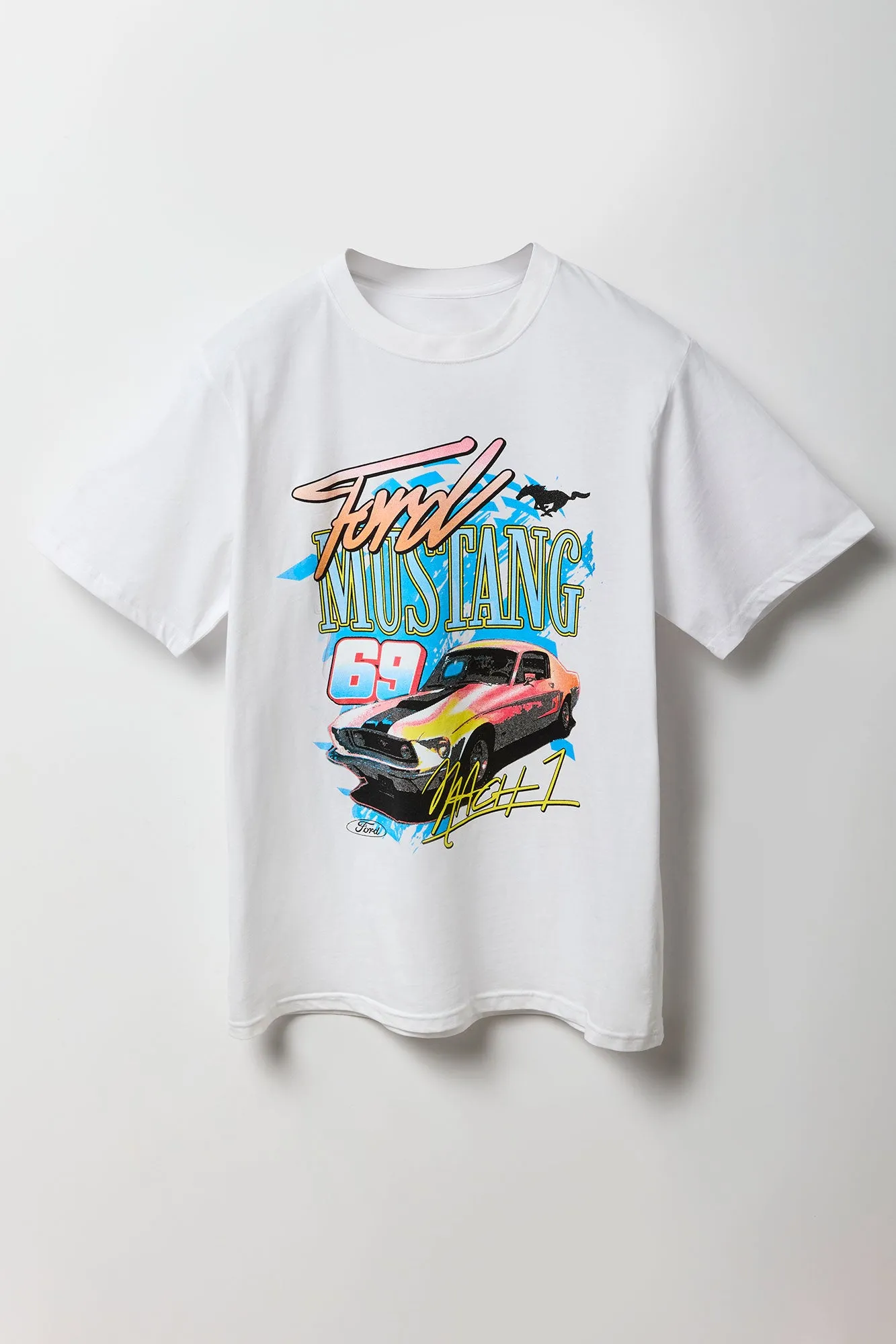 Ford Mustang Graphic T-Shirt sold by Urban Planet product image thumbnail 4