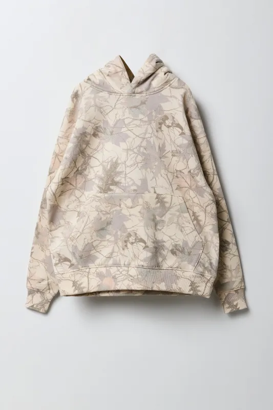 Haut à capuchon en molleton avec motif camouflage pour garçon sold by Urban Planet