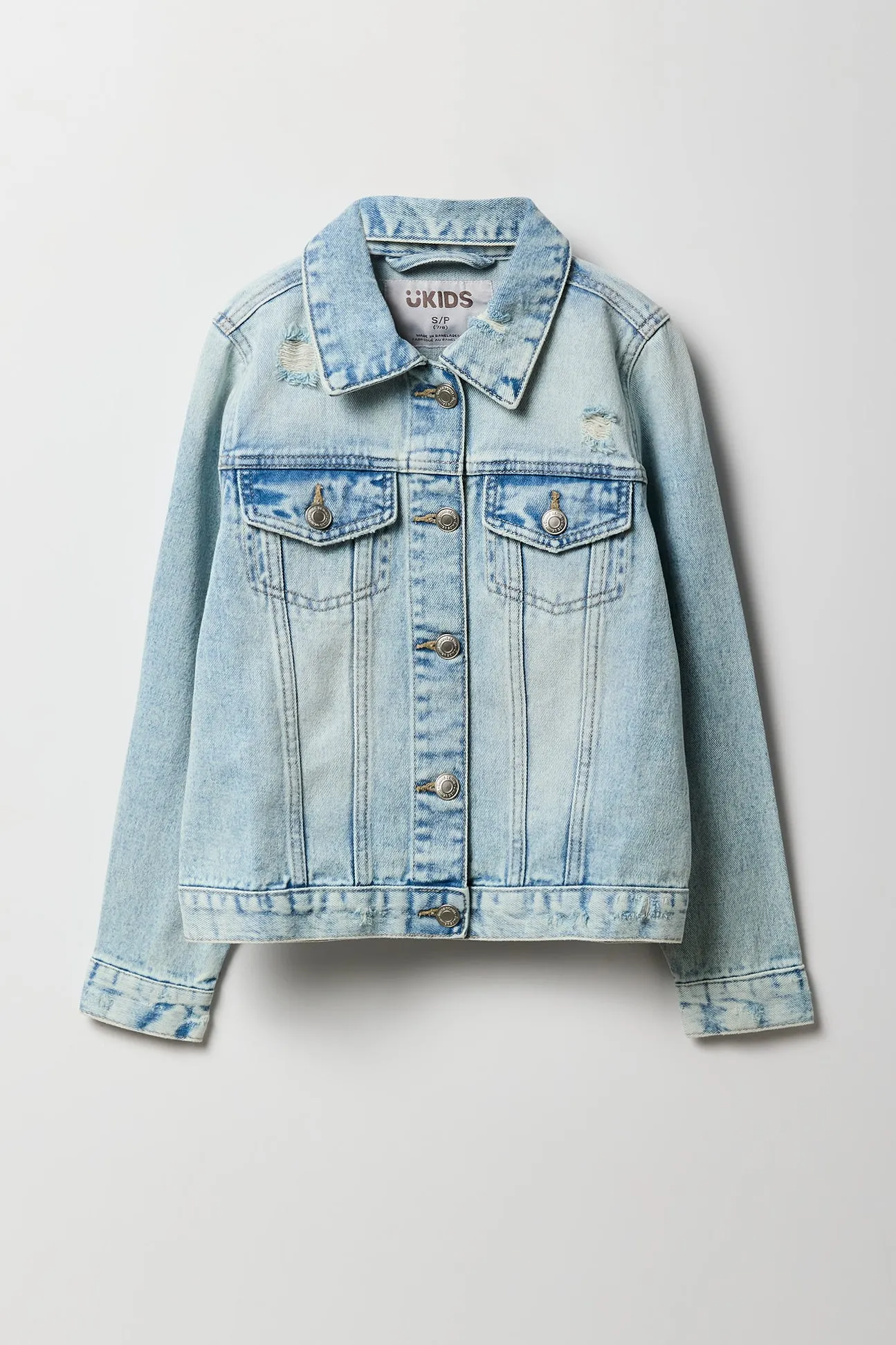 Girls Denim Jacket sold by Urban Planet