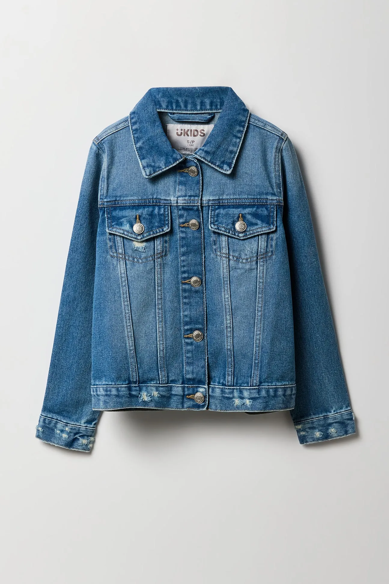 Girls Denim Jacket sold by Urban Planet product image thumbnail 5