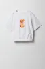 Ensemble avec t-shirt cintré imprimé et short de cycliste pour fille sold by Urban Planet