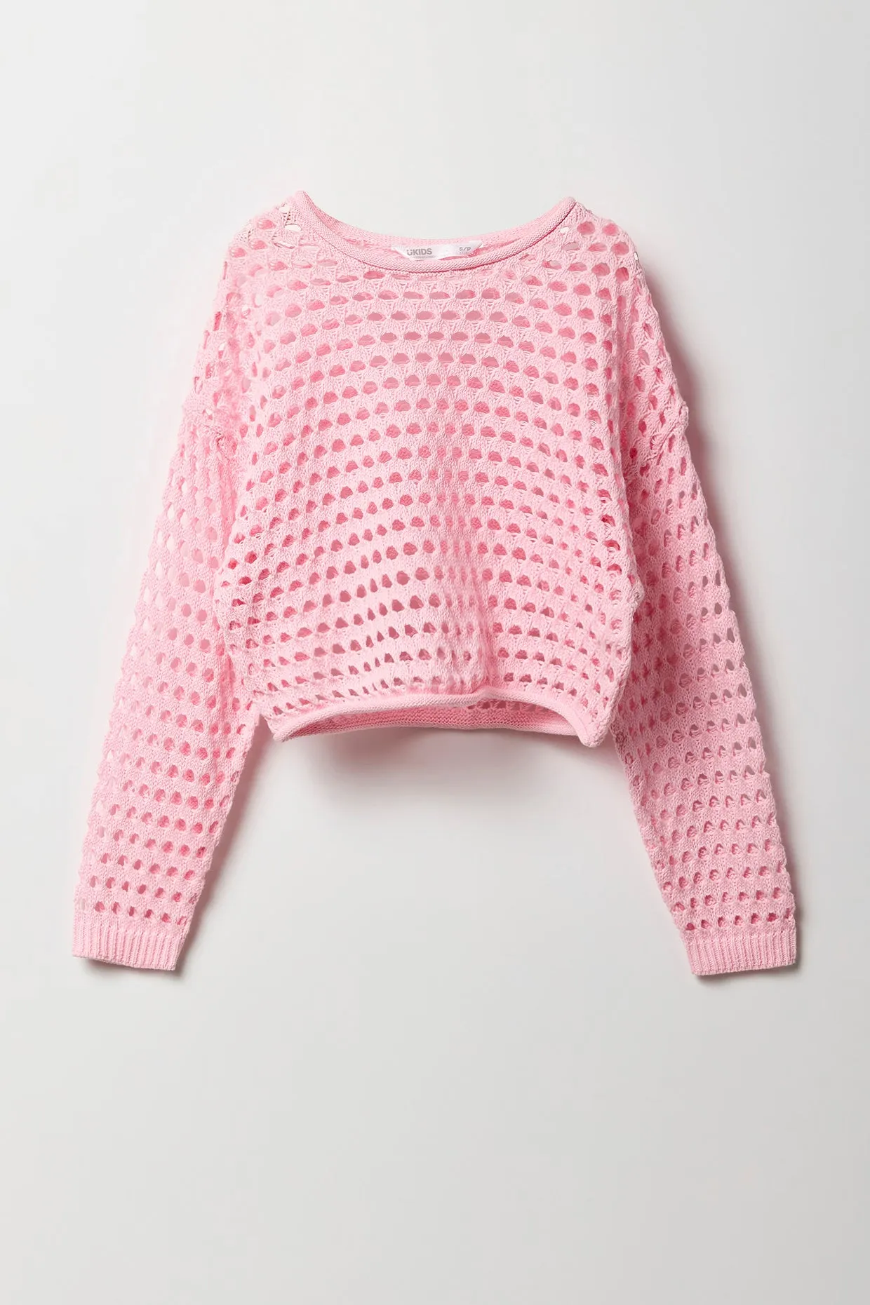 Girls Open Knit Sweater sold by Urban Planet