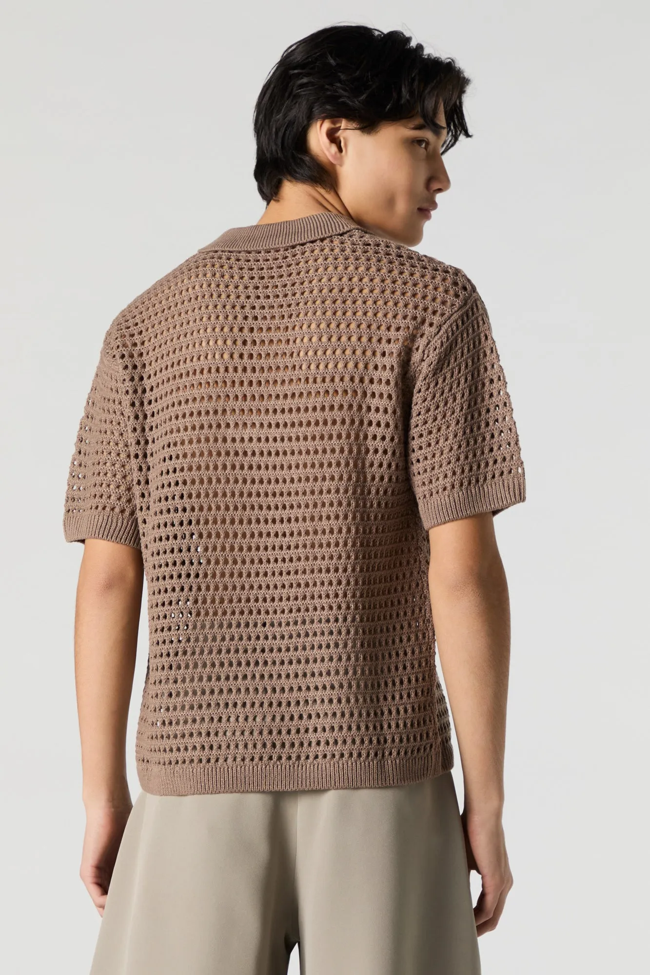 Polo en tricot ajouré sold by Urban Planet product image thumbnail 2