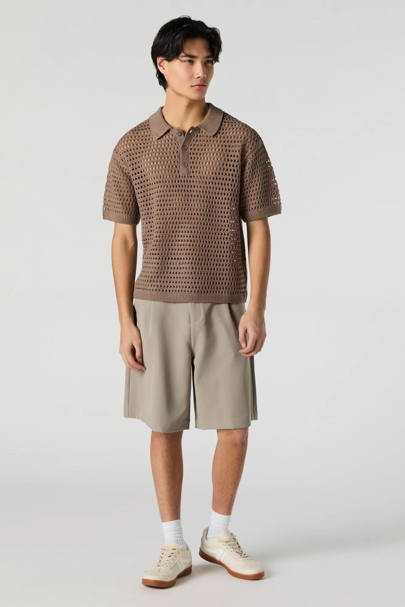 Polo en tricot ajouré sold by Urban Planet product image thumbnail 3