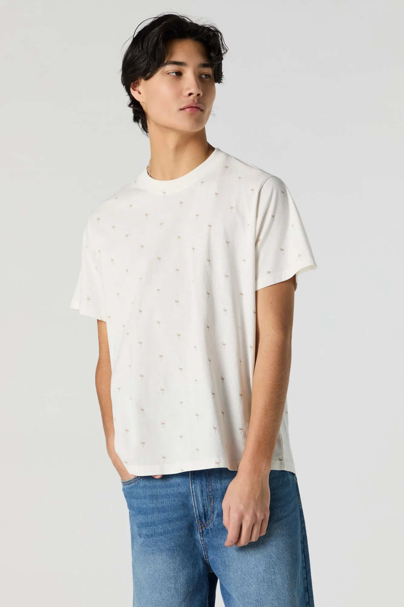 T-shirt avec micromotif sold by Urban Planet