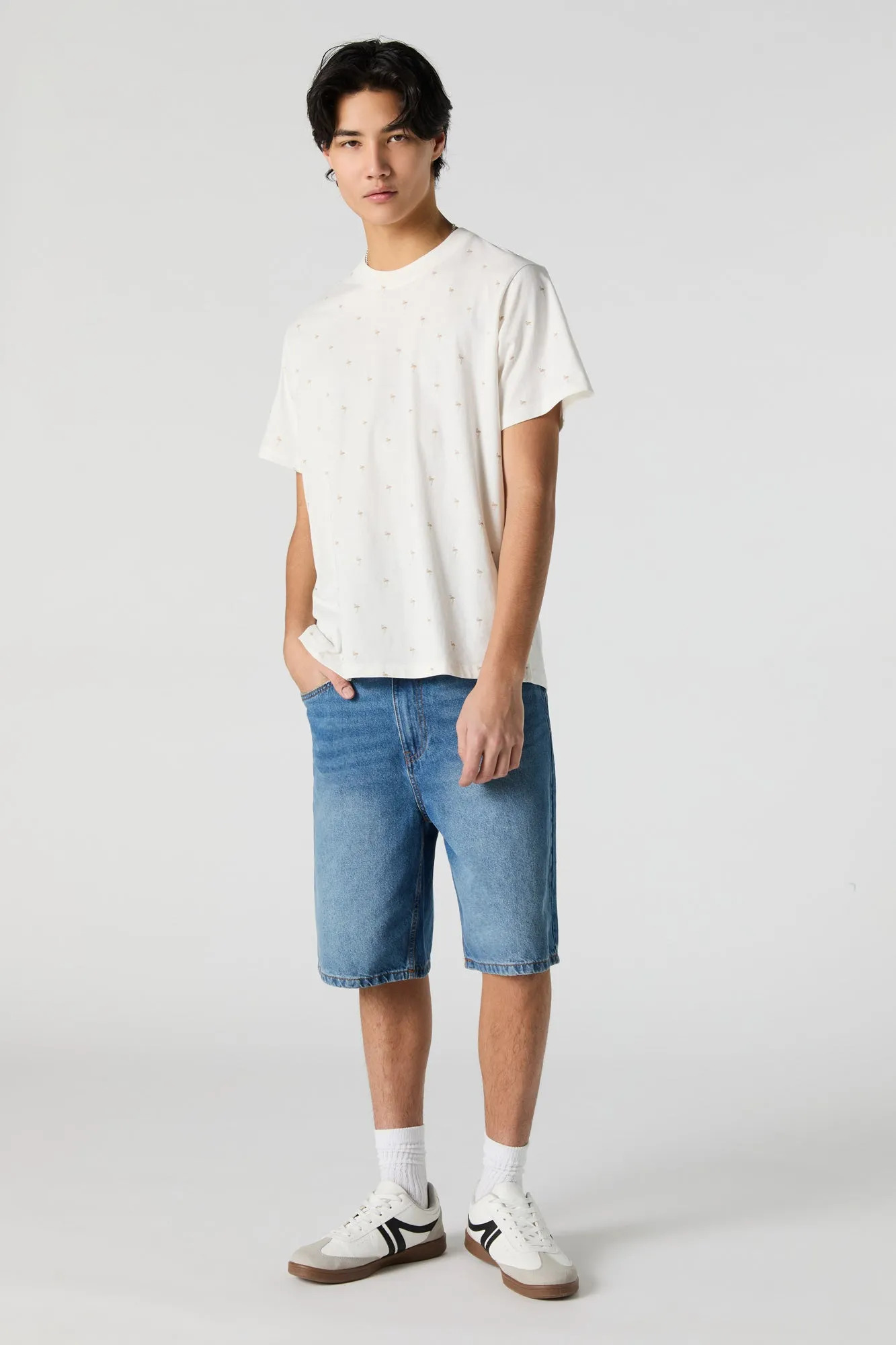 T-shirt avec micromotif sold by Urban Planet product image thumbnail 3