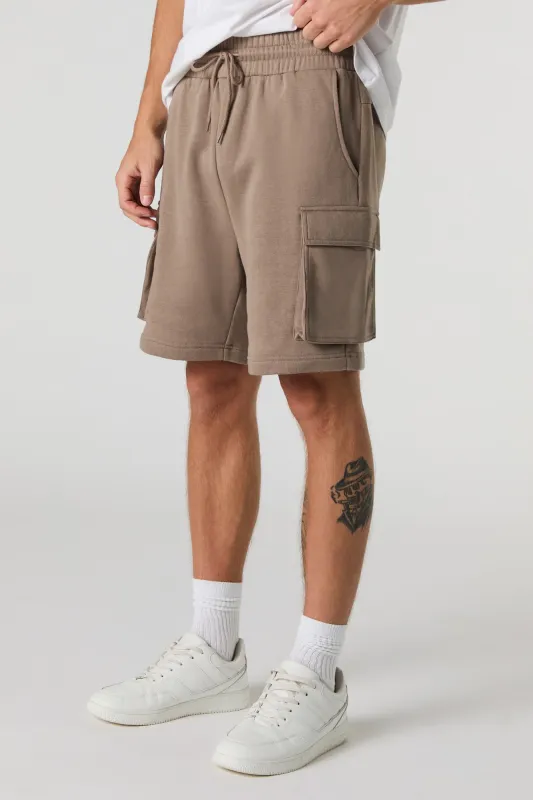 Short cargo long en molleton à taille coulissante sold by Urban Planet