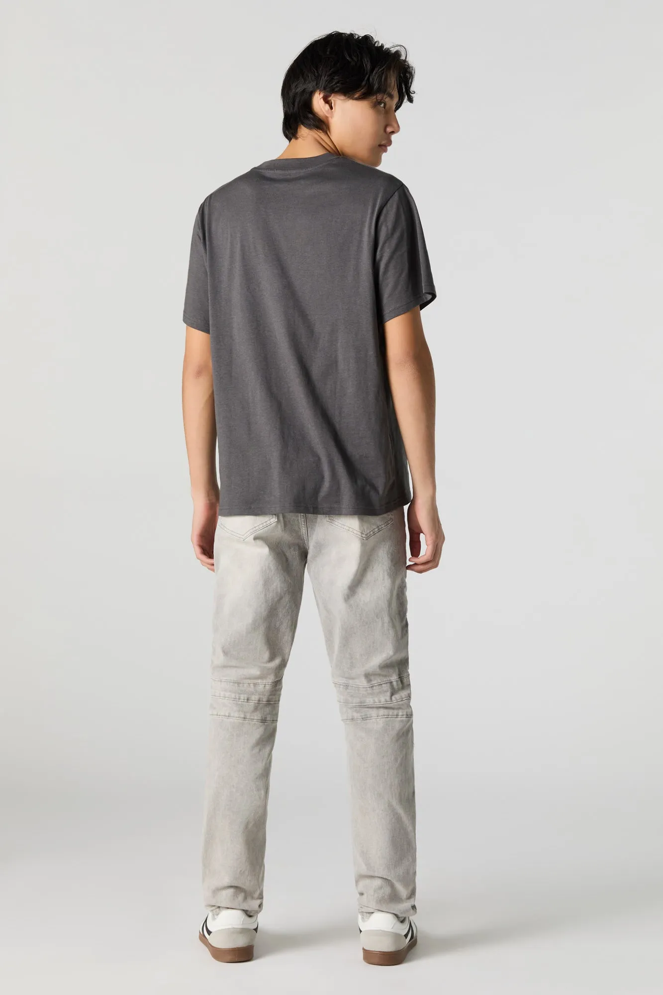 Jean de style moto ajusté d'aspect usé sold by Urban Planet product image thumbnail 3