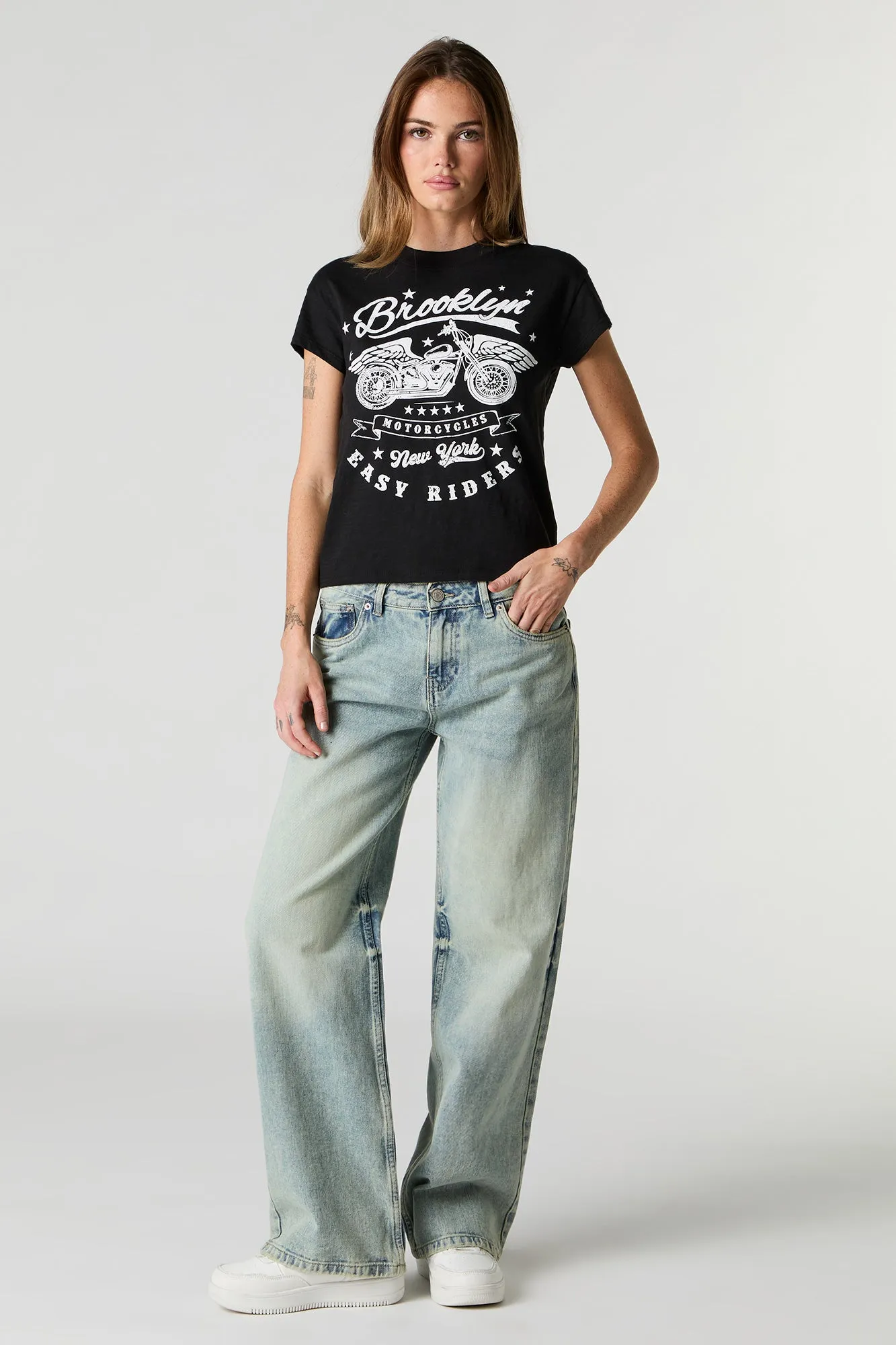 Edgy Graphic Boxy T-Shirt sold by Urban Planet product image thumbnail 3