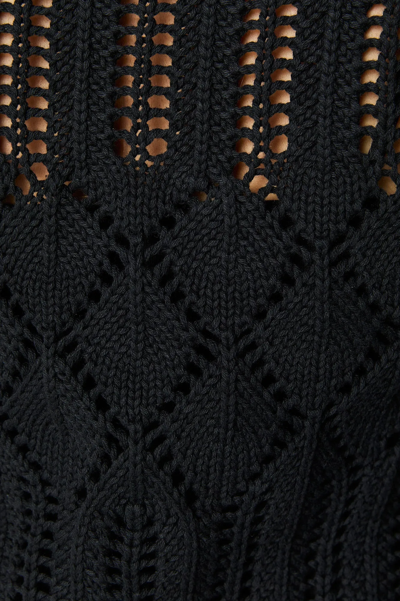 Open Knit Tie Front Flyaway Sweater sold by Urban Planet product image thumbnail 4