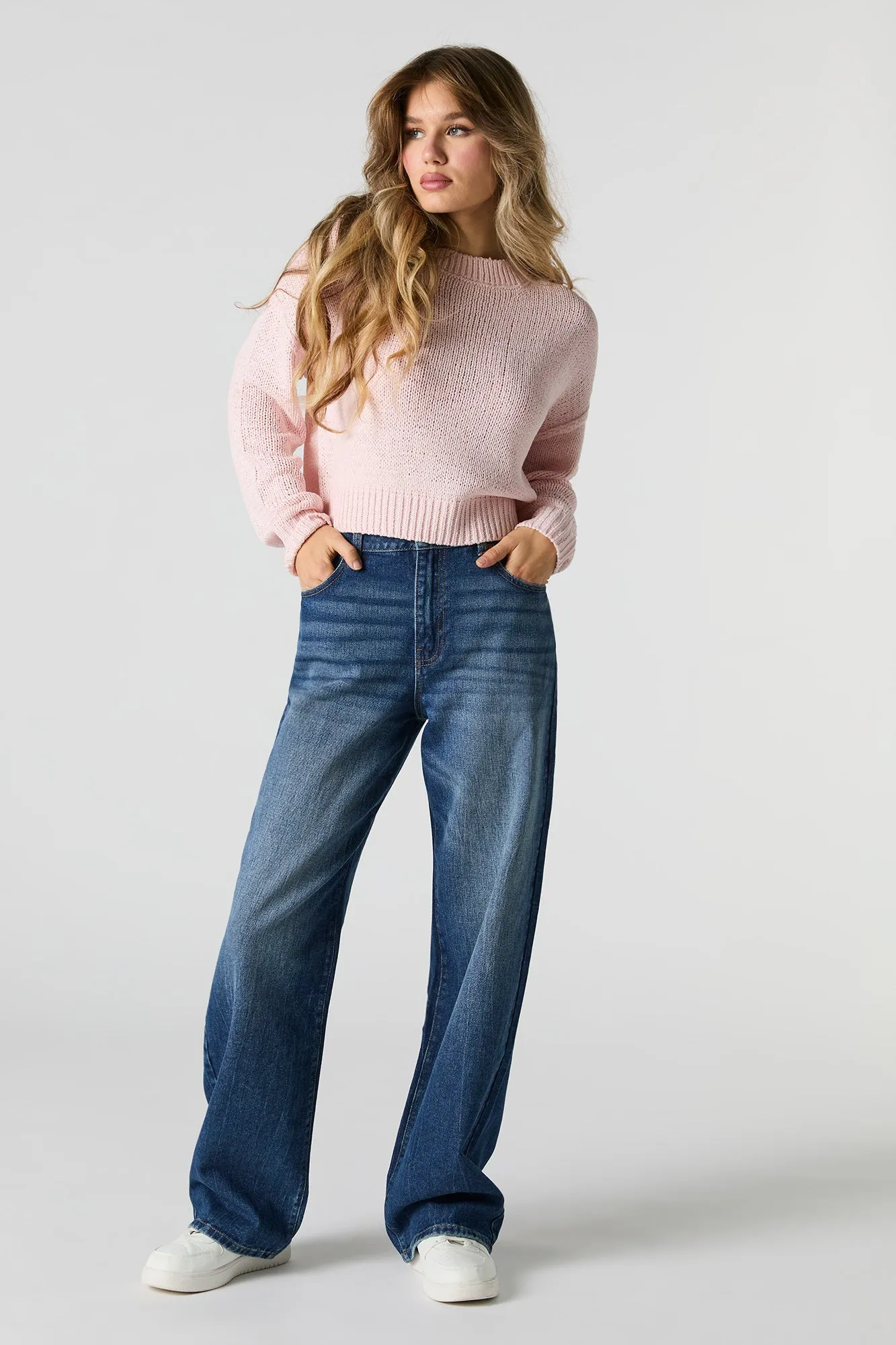 Crewneck Skimmer Sweater sold by Urban Planet product image thumbnail 3