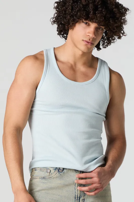 Solid Ribbed Tank sold by Urban Planet