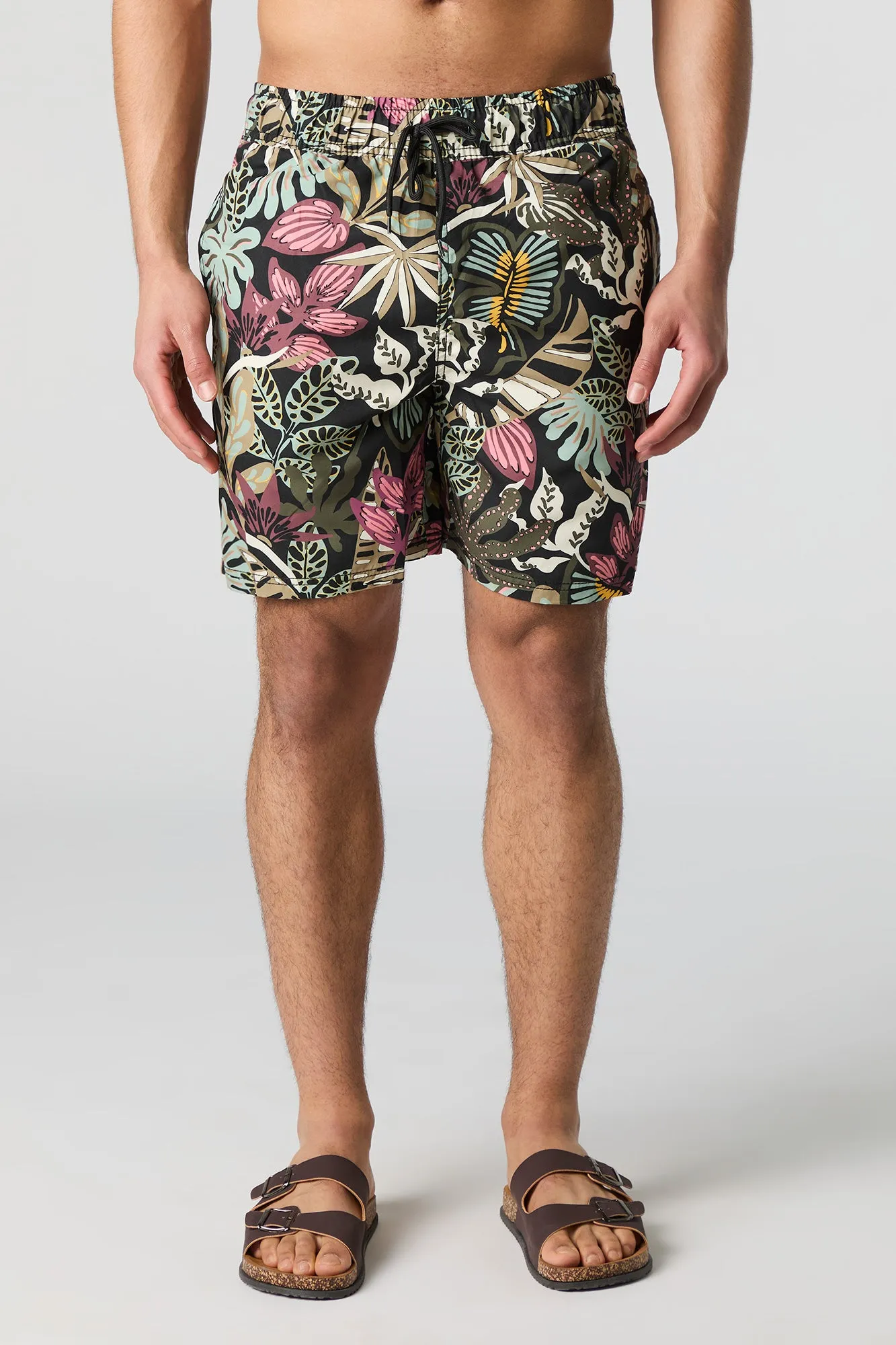 Printed Drawstring Swim Short sold by Urban Planet product image thumbnail 4