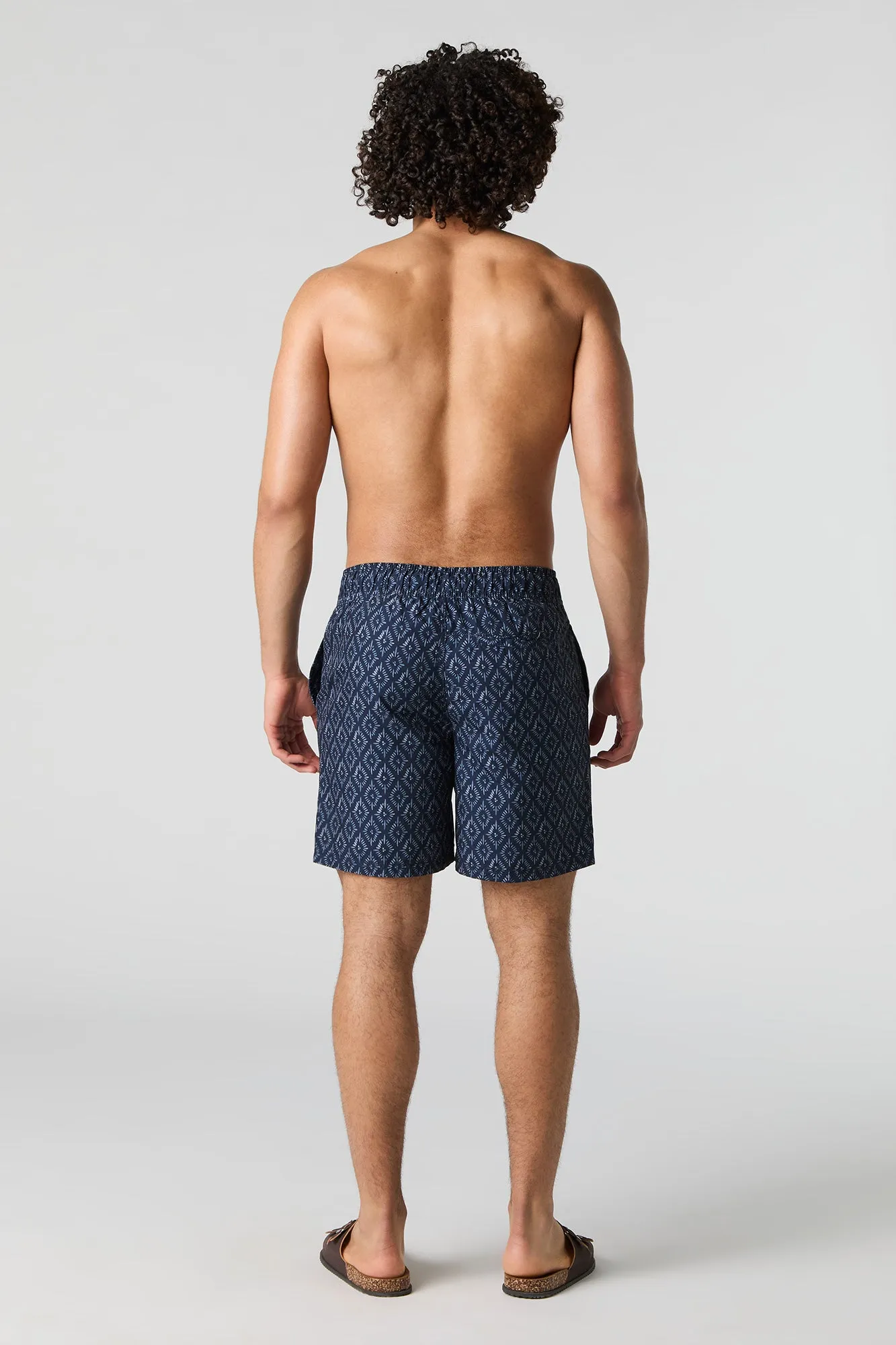 Printed Drawstring Swim Short sold by Urban Planet product image thumbnail 3