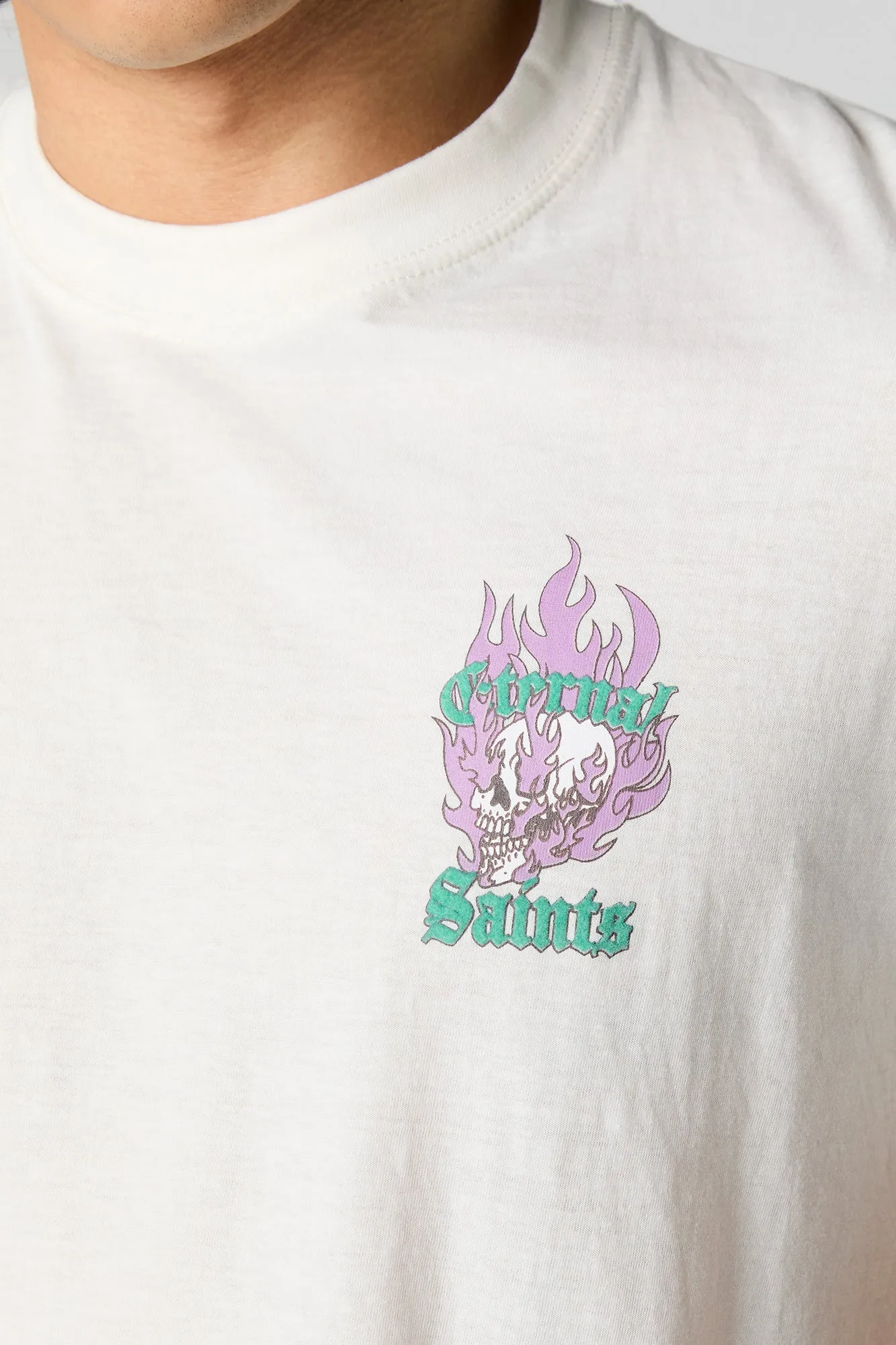 T-shirt à imprimé Eternal Saints sold by Urban Planet product image thumbnail 4