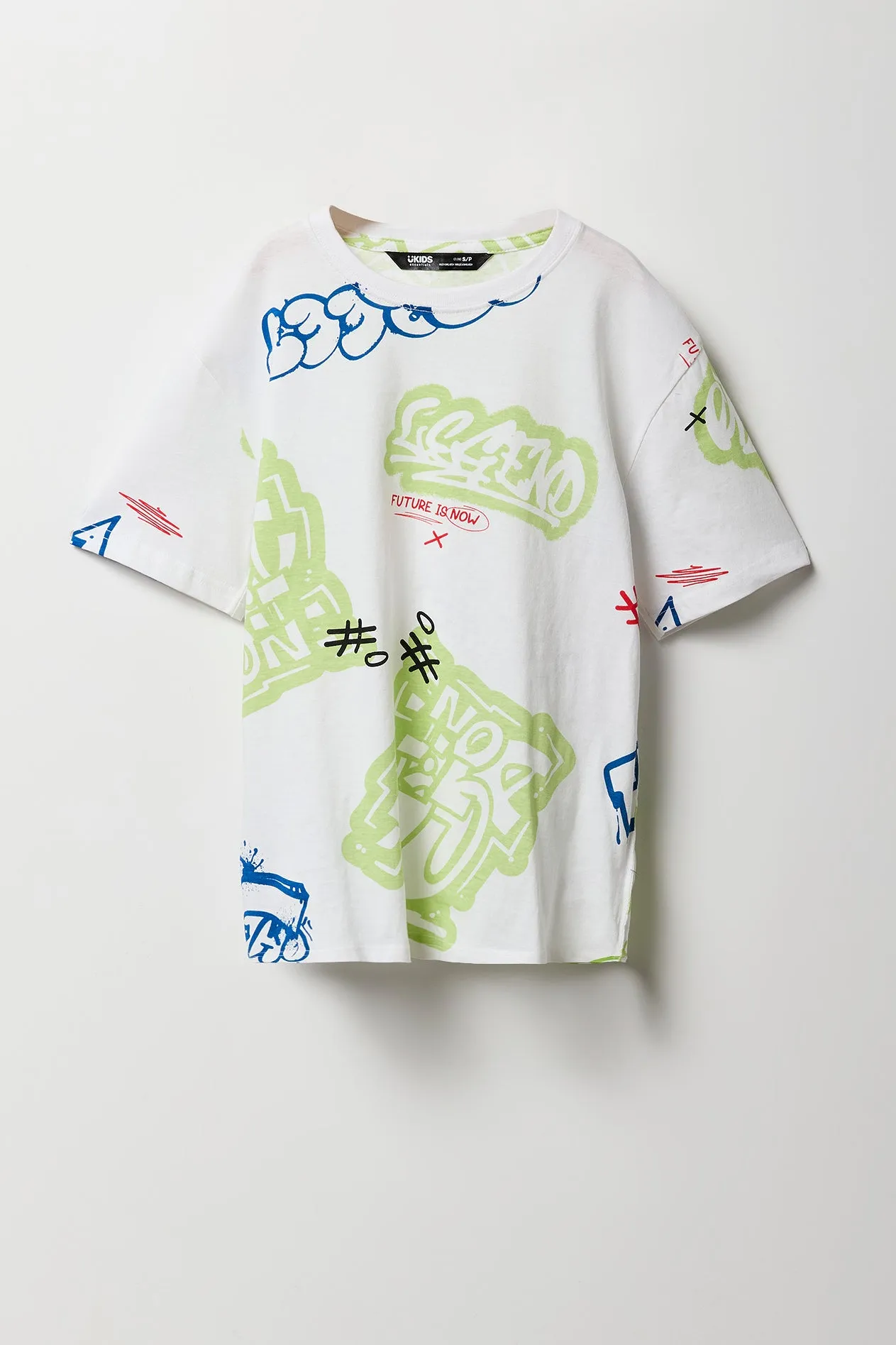 Boys Graffiti Print T-Shirt sold by Urban Planet