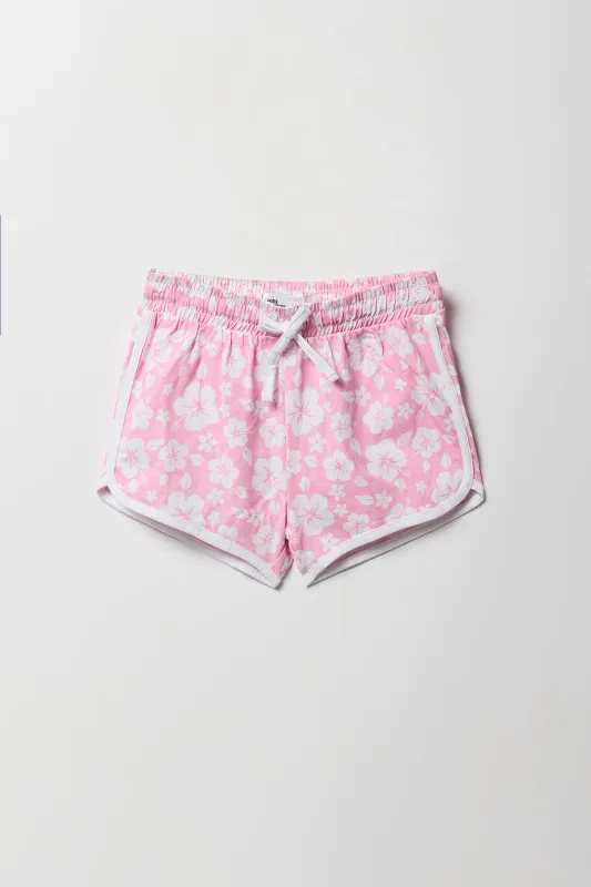 Short Active imprimé avec ourlet arrondi pour fille sold by Urban Planet